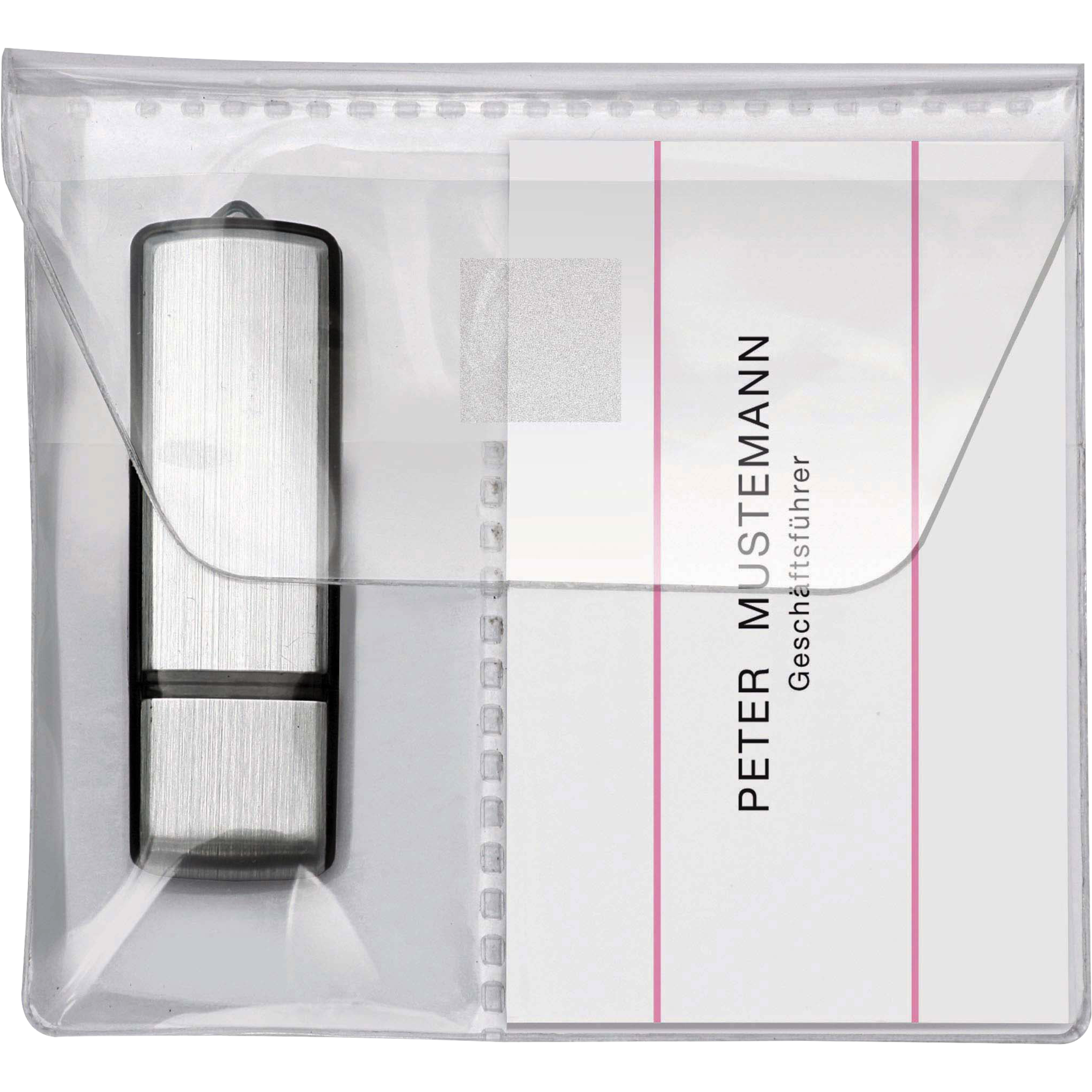 USB-Stick-Hülle, selbstklebend
