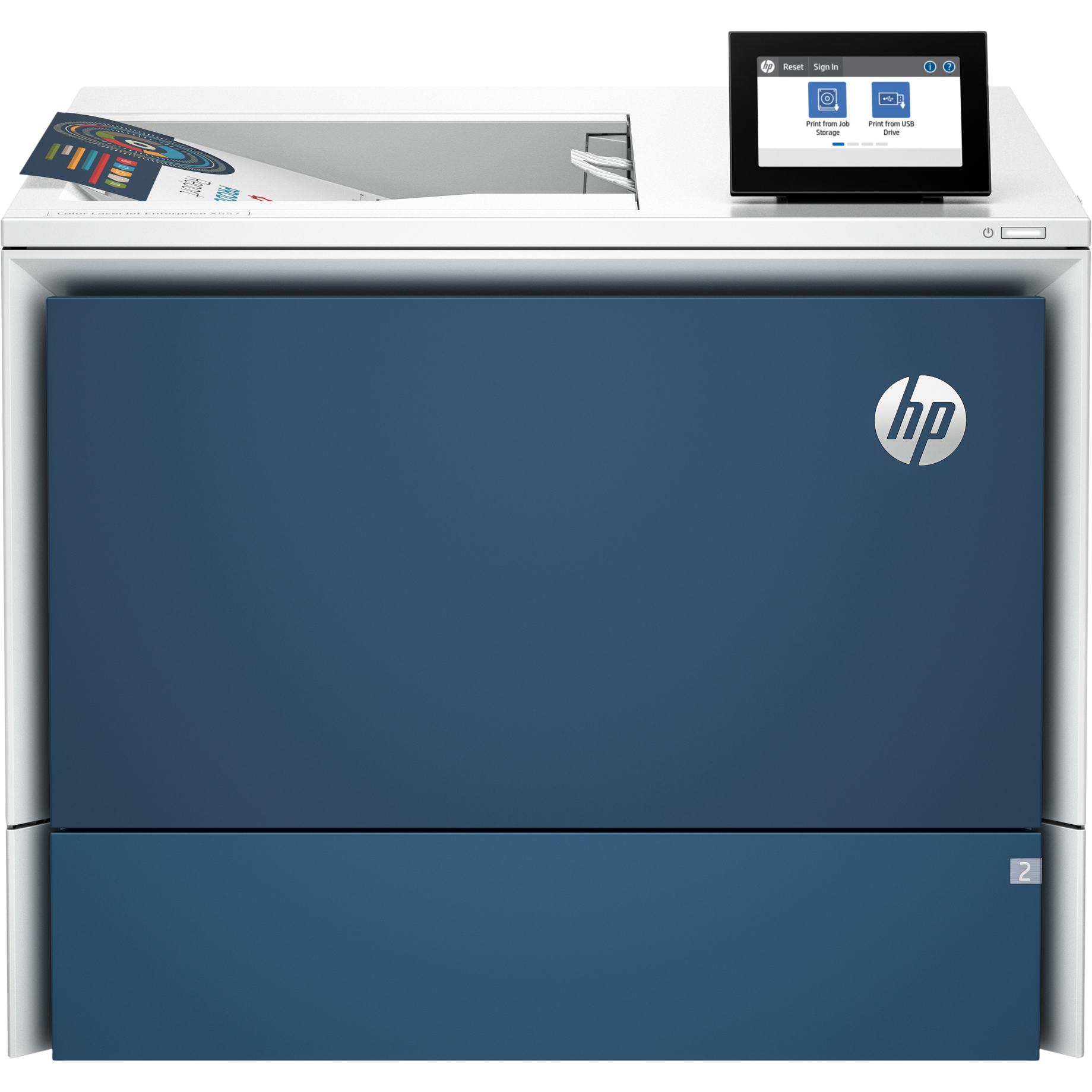 Multifunktionsdrucker Color LaserJet Enterprise MFP X55745D