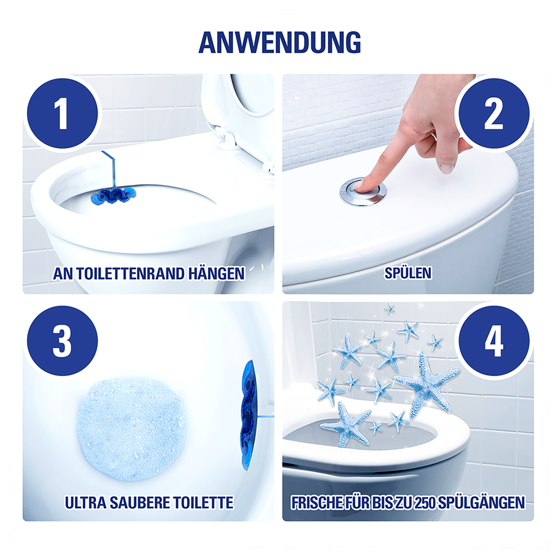 WC Duft & Farbspüler 6in1