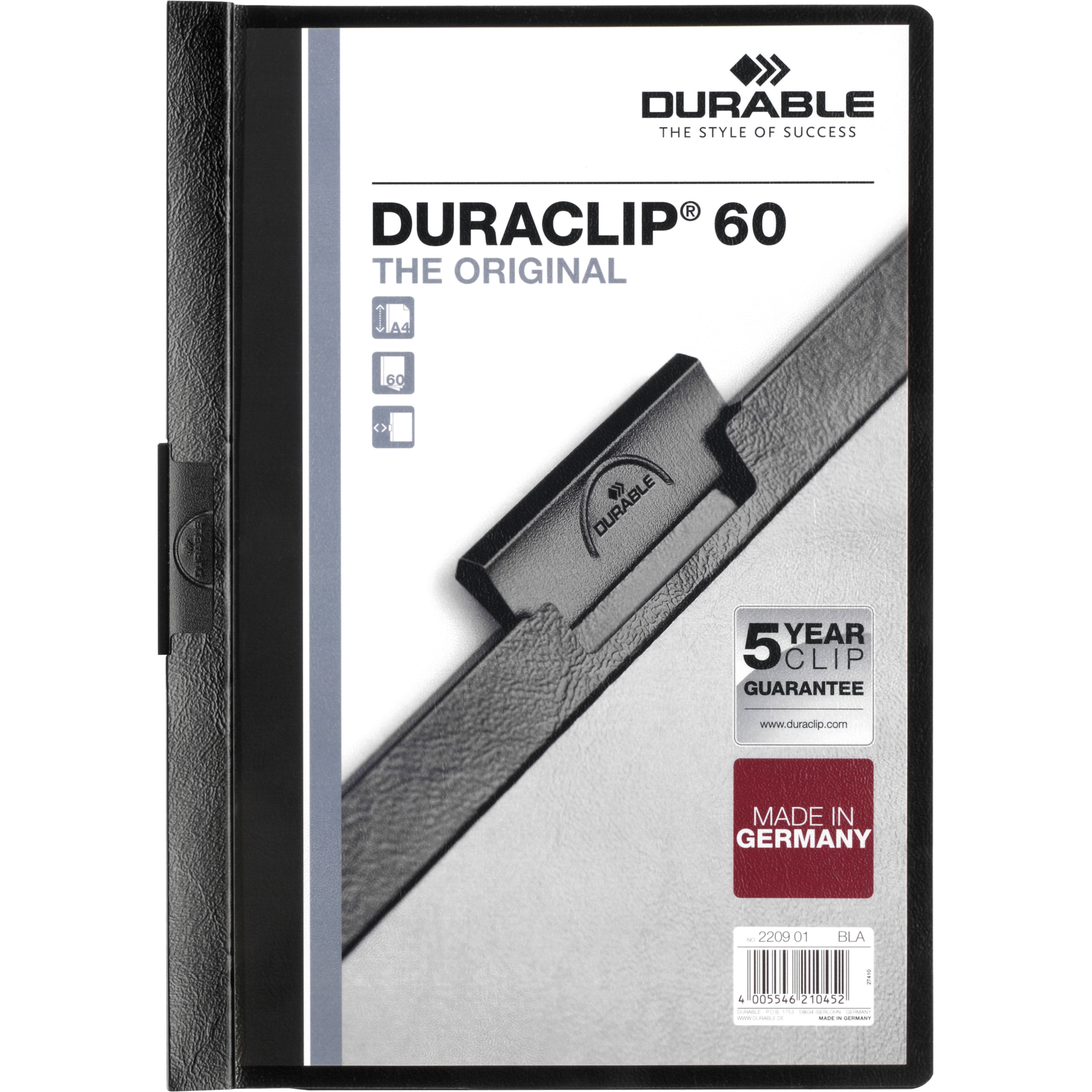 Klemm-Mappe DURACLIP® 60