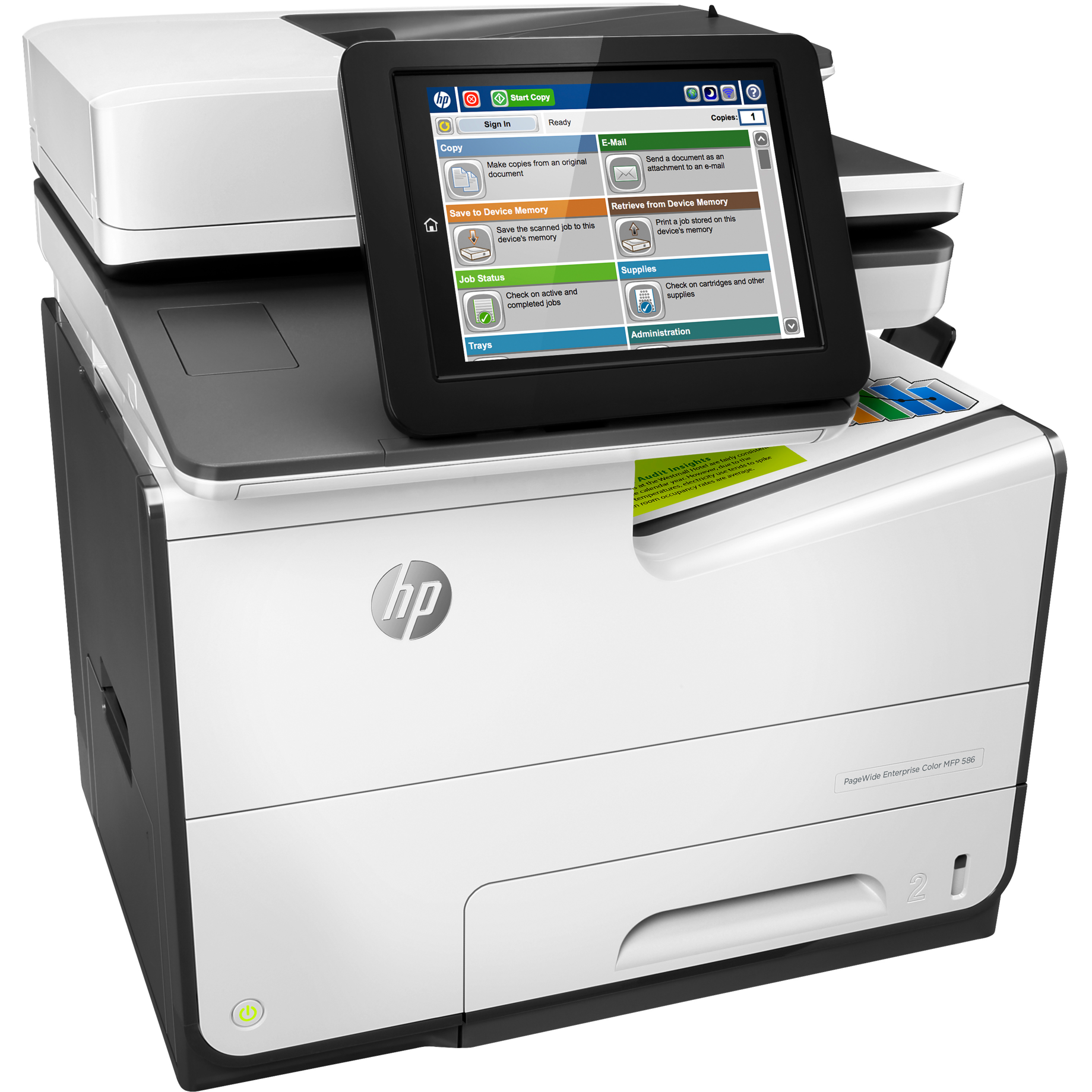 Multifunktionsgerät HP PageWide Enterprise Color MFP 586dn