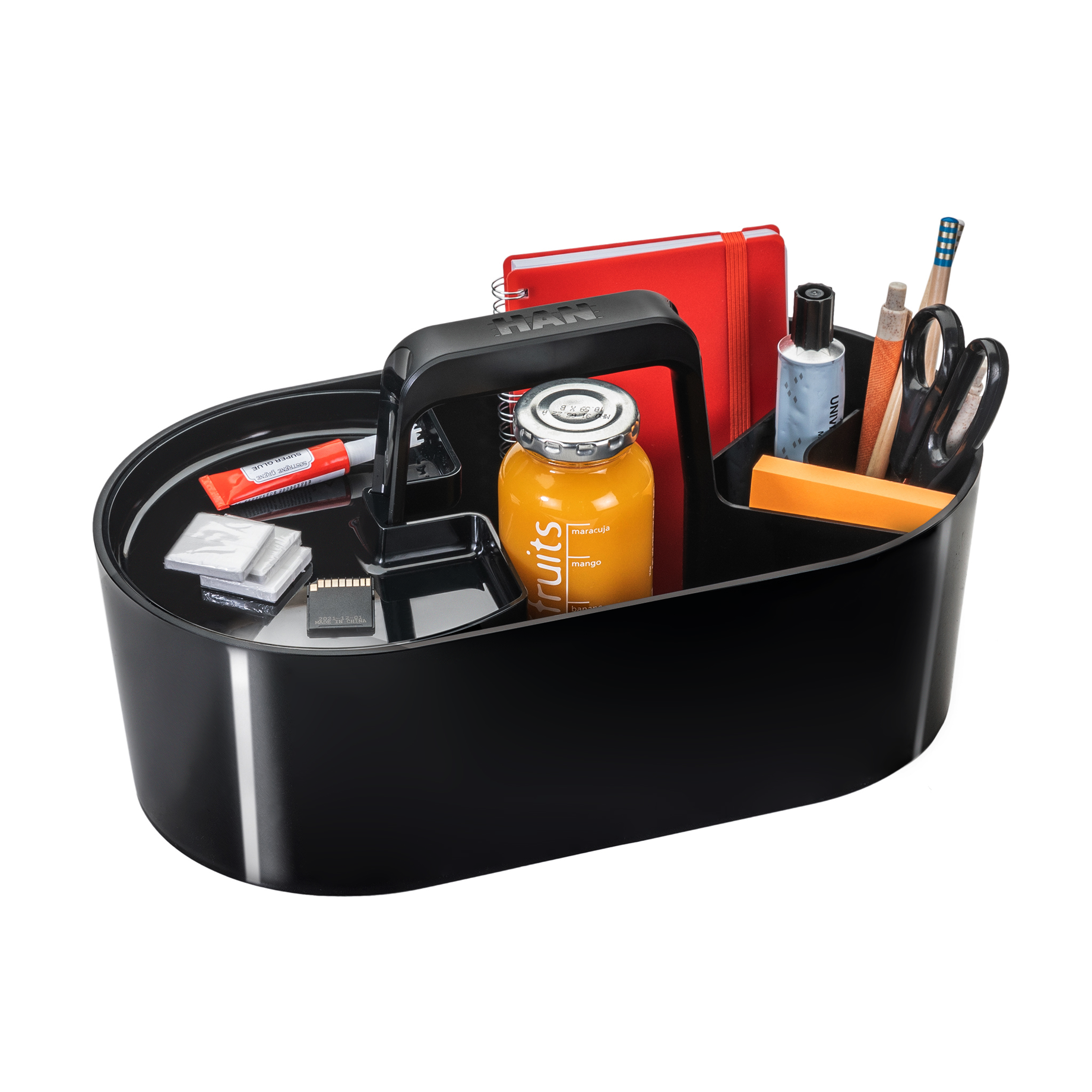 Toolbox LOFT mit herausnehmbarer Ablageschale und Tragegriff