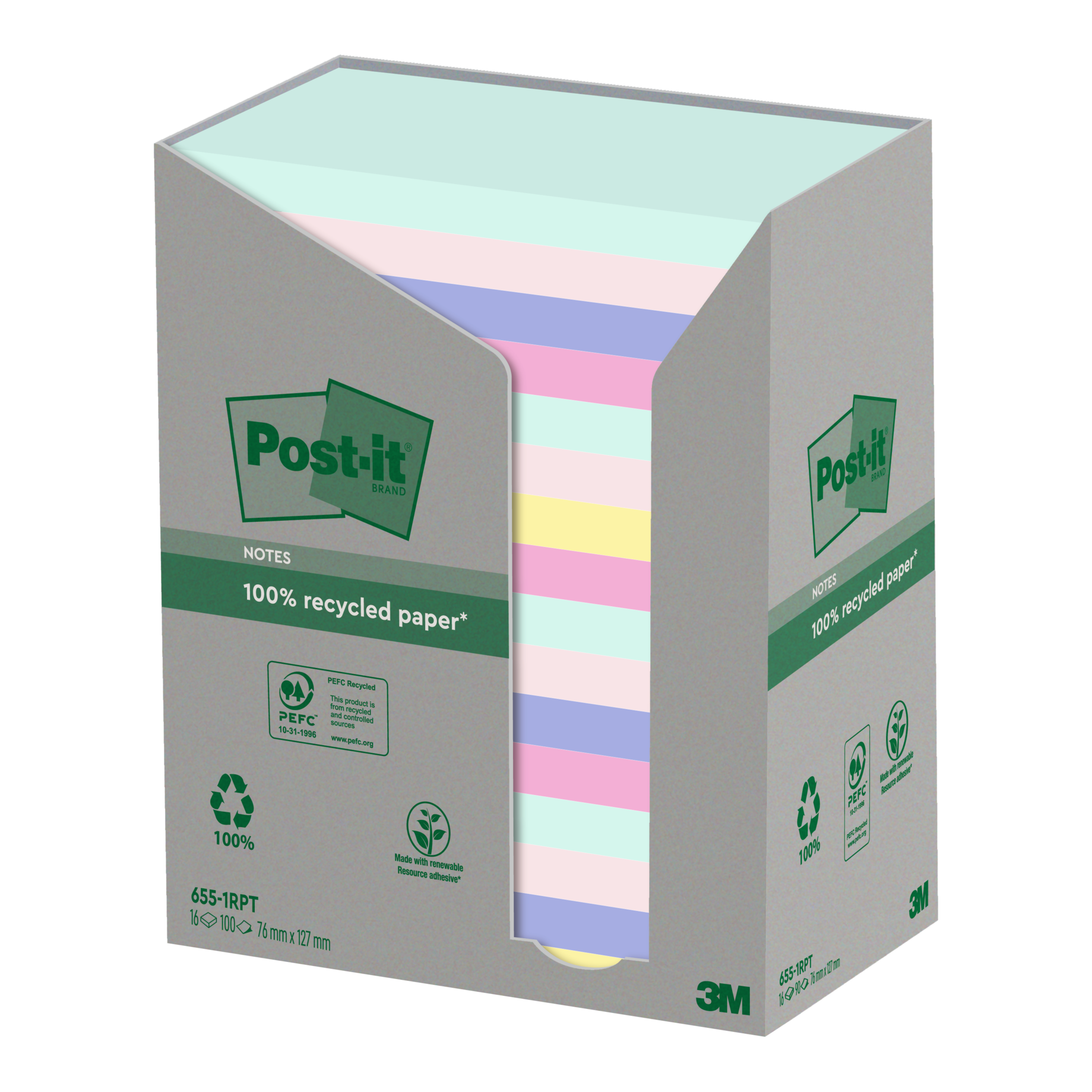 Recycling Notes, pastell
