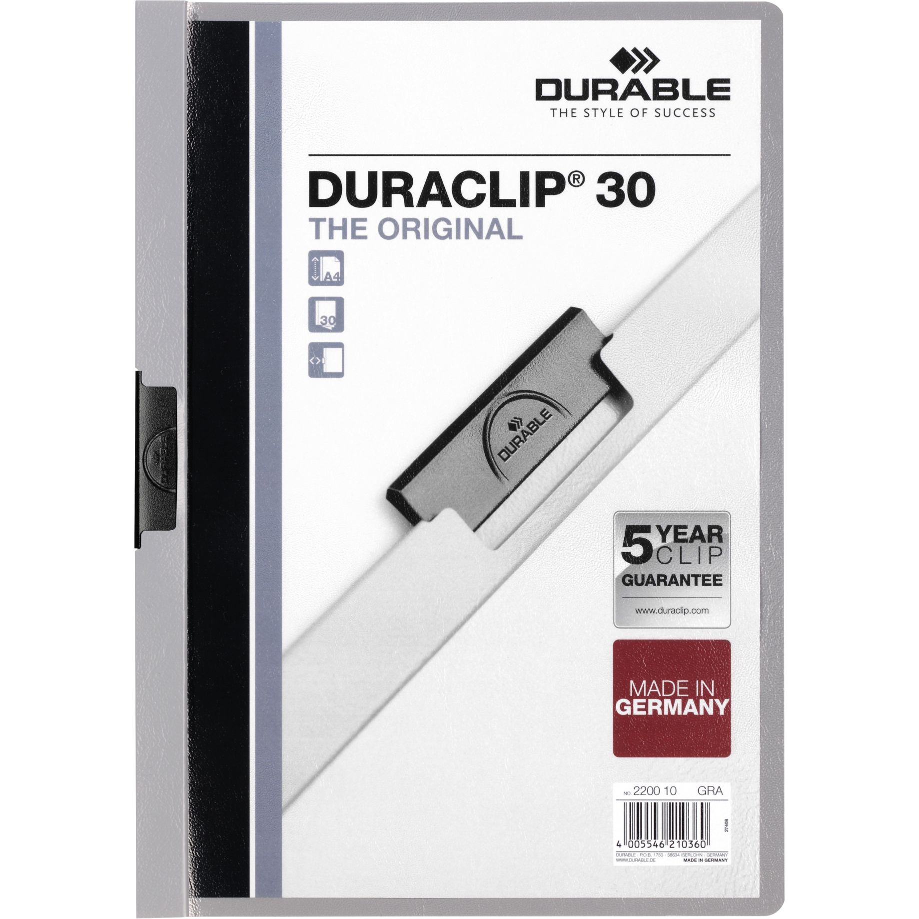 Klemm-Mappe DURACLIP® 30