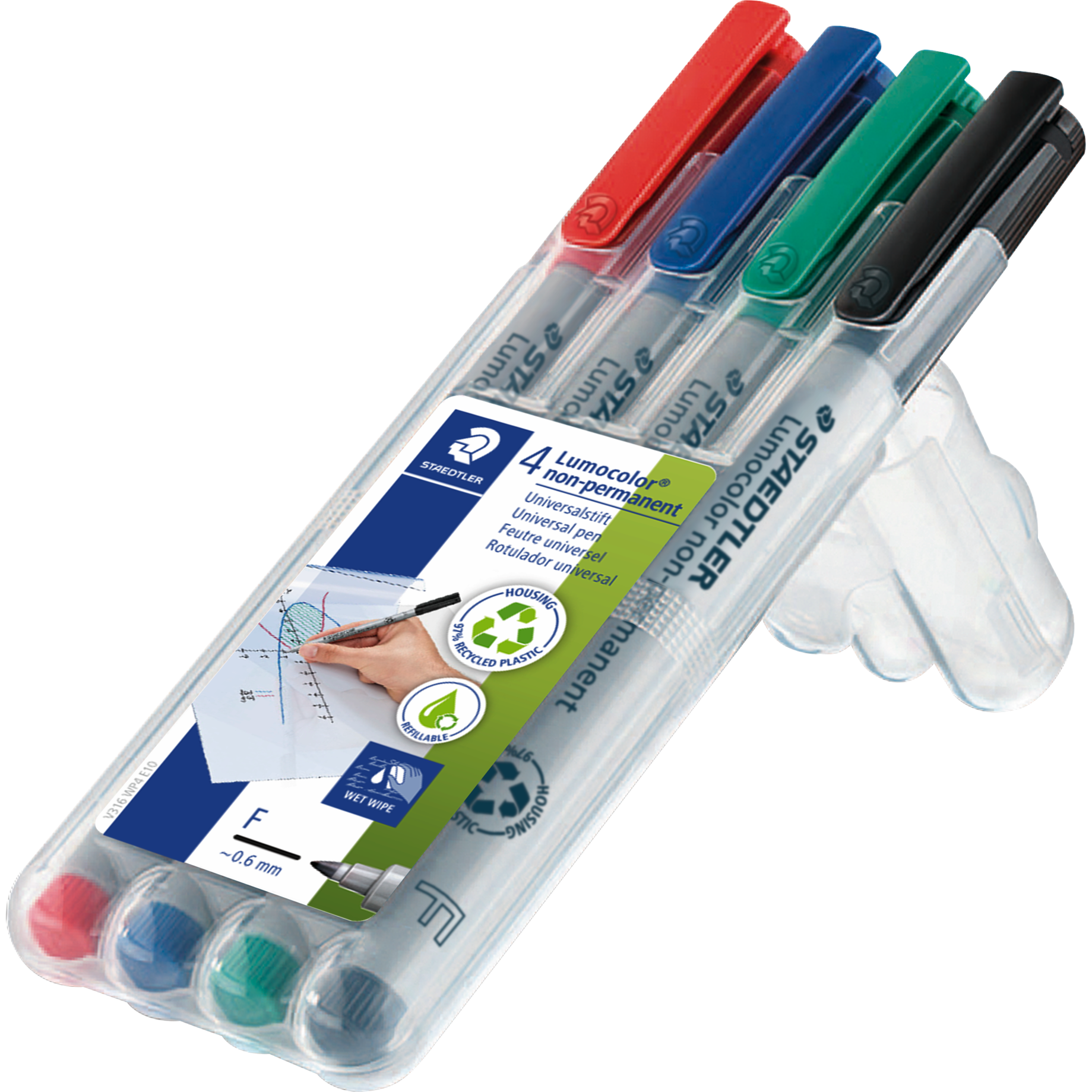 Lumocolor® non-permanent Faserschreiber F