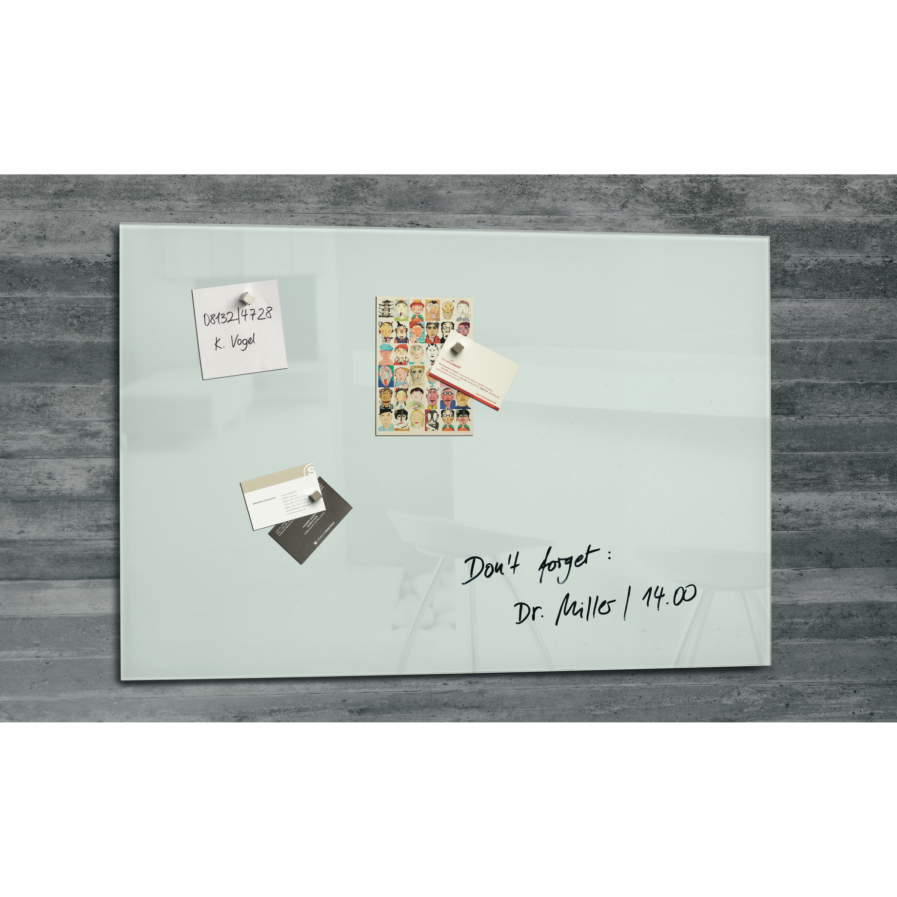 Glas-Magnetboard Artverum