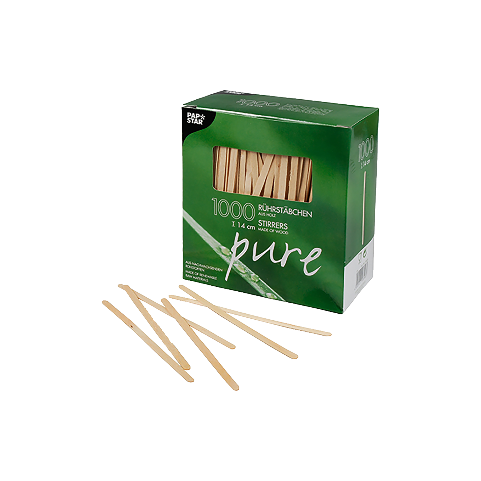 Rührstäbchen "pure", aus Holz
