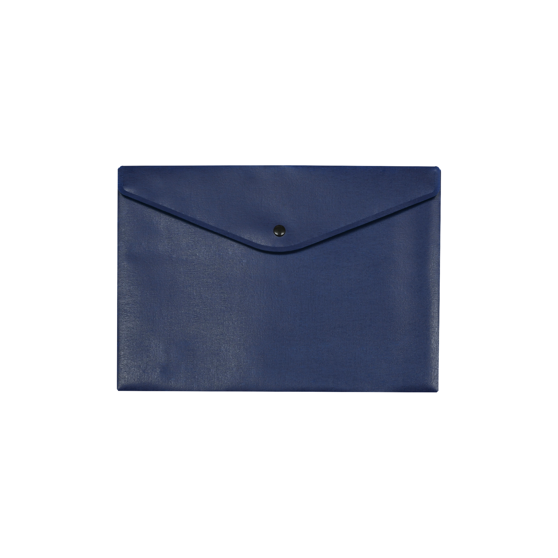 Sichtasche mit Druckknopf opak
