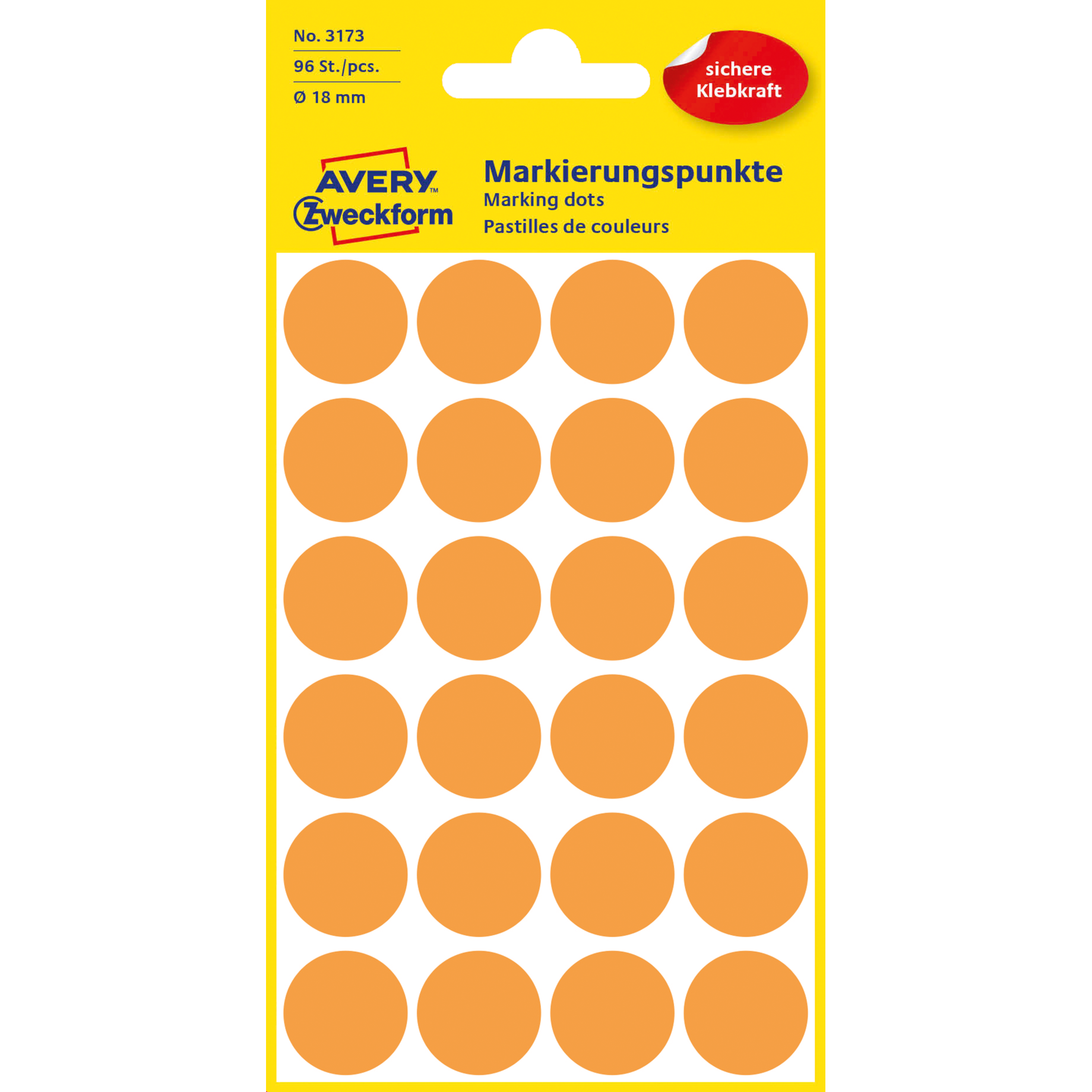 Markierungspunkt, Leuchtfarbe