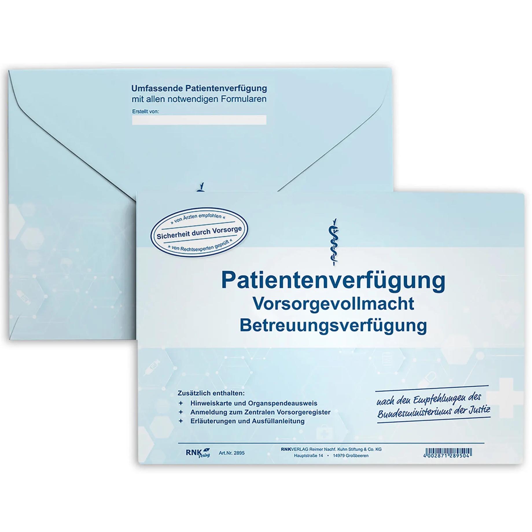 Patientenverfügung im C5 Umschlag