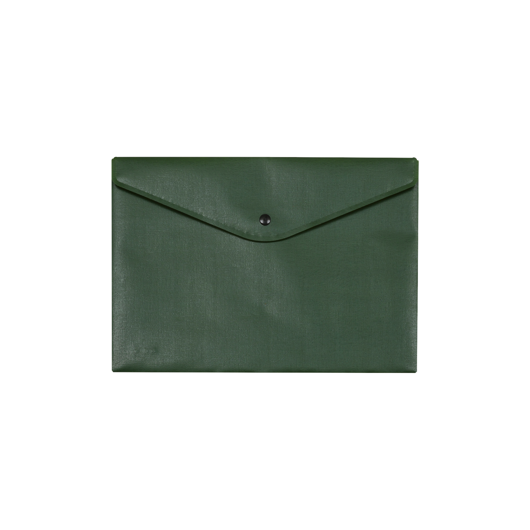Sichtasche mit Druckknopf opak