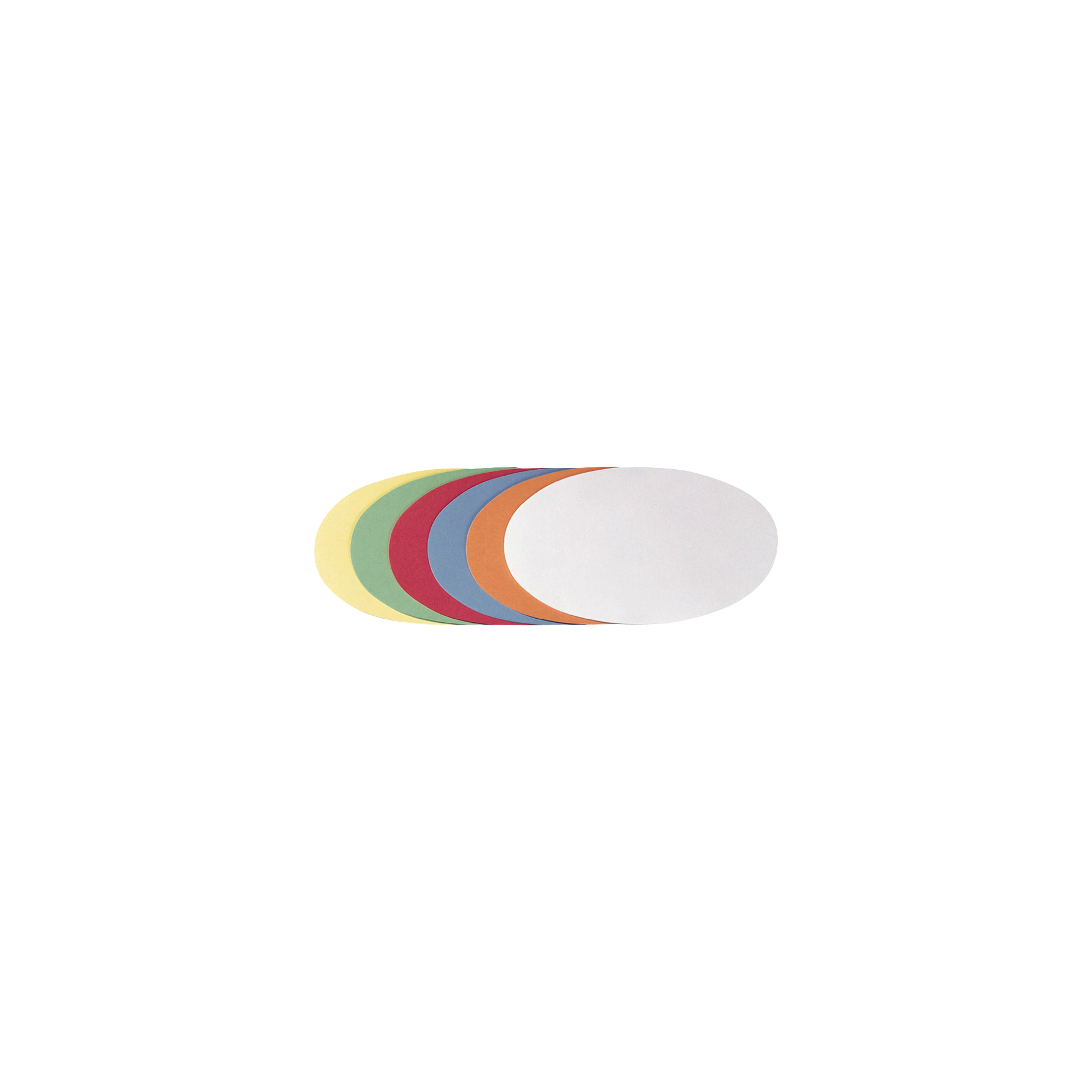Moderationskarte Oval, nicht selbstklebend