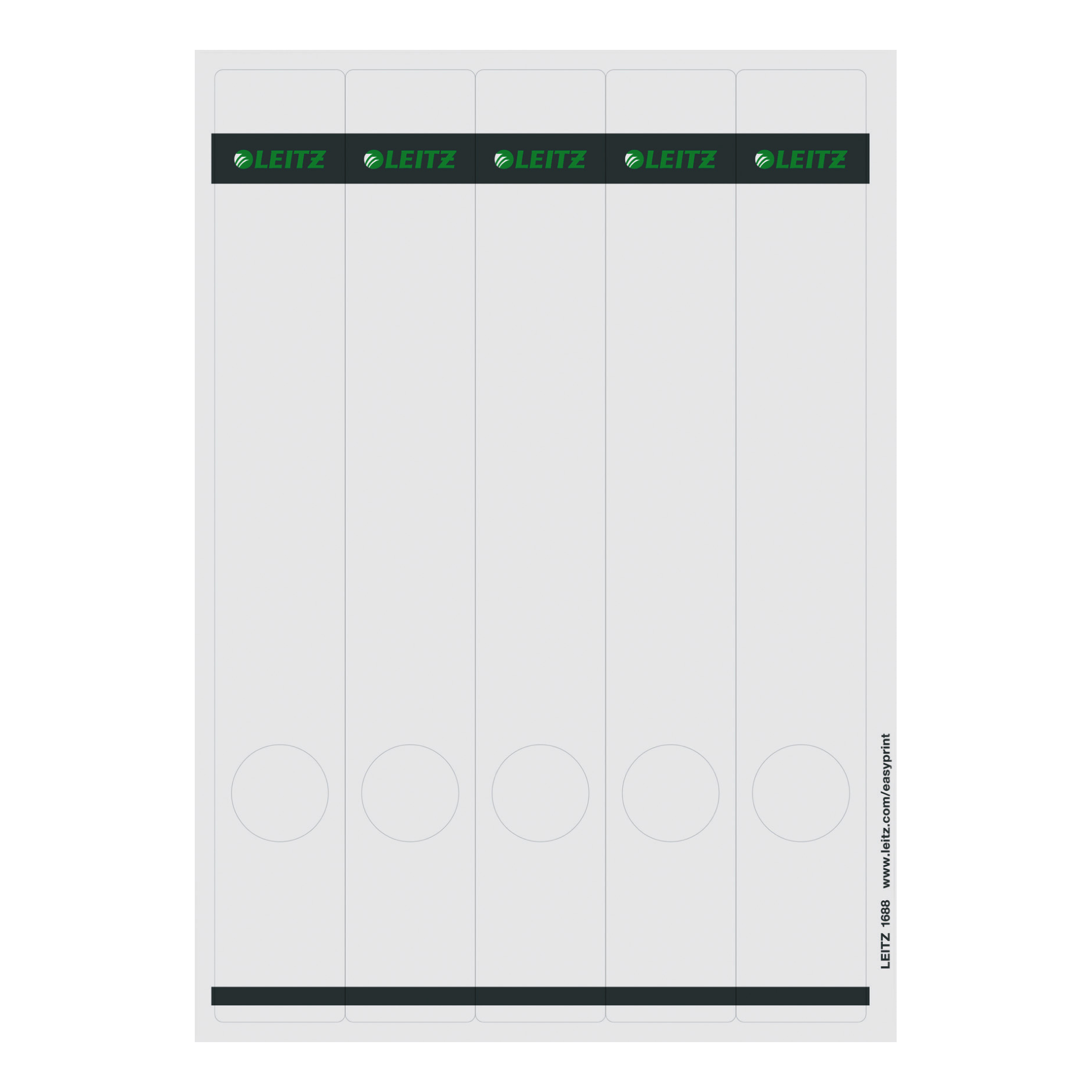 PC-beschriftbares Ordner-Rückenschild