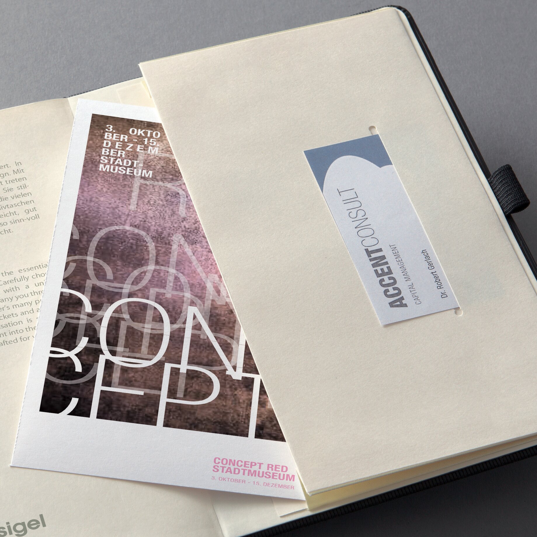 Wochenkalender Conceptum 2026, Hardcover, vertikales Layout