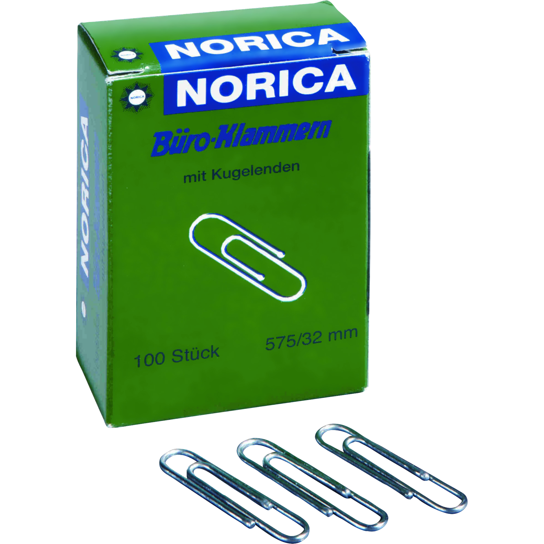 NORICA Brief- und Aktenklammer mit Kugelenden