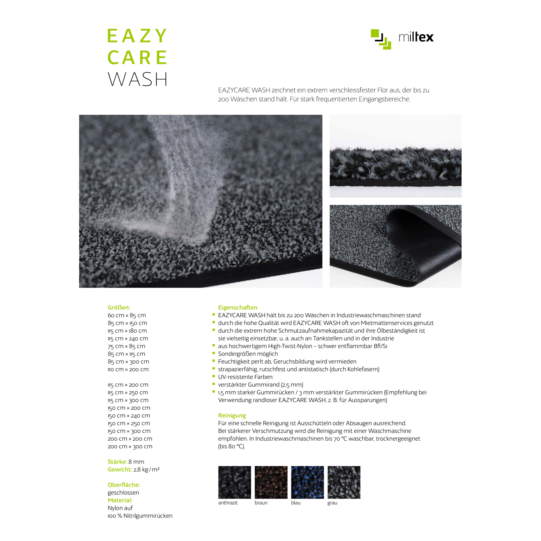 Schmutzfangmatte Eazycare Wash