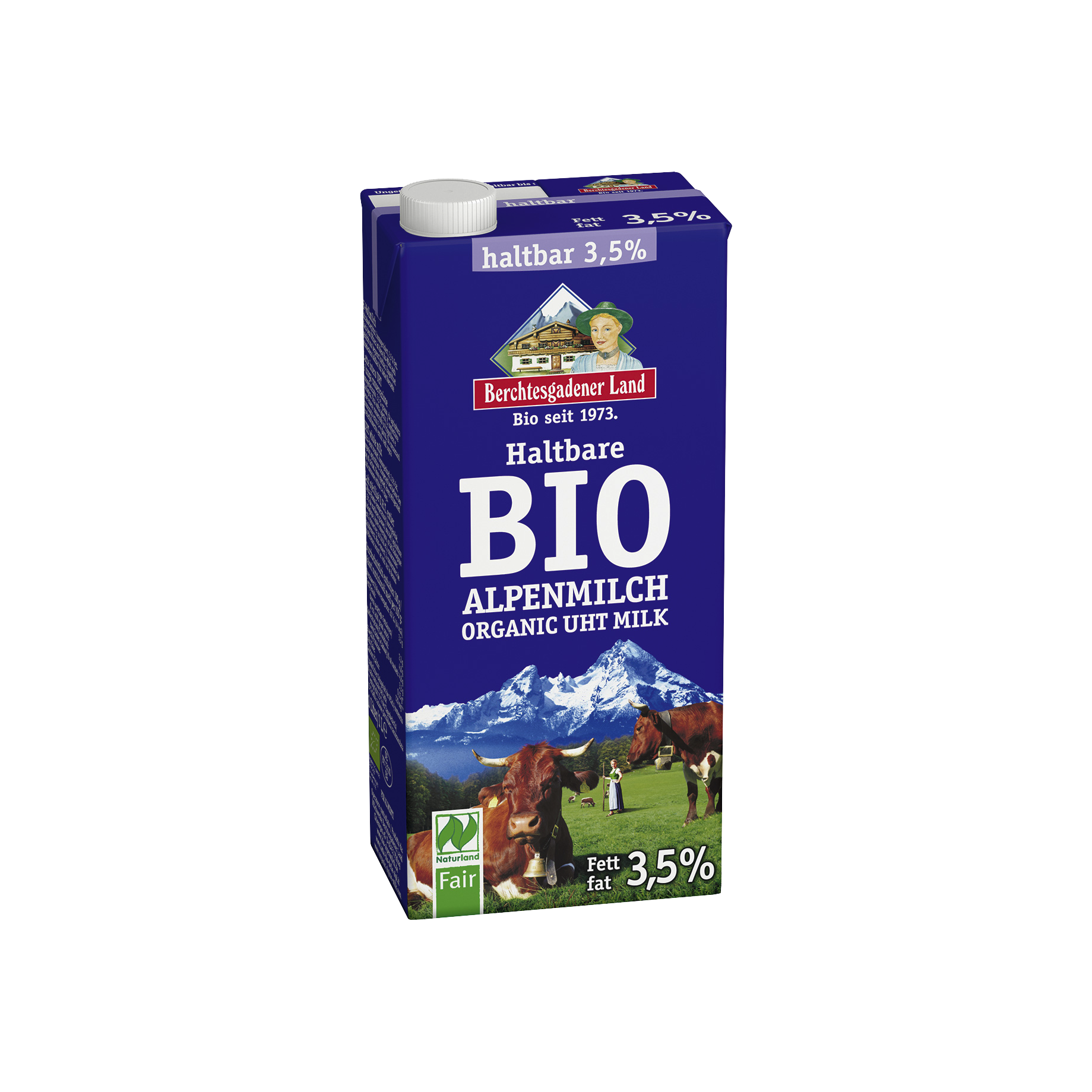 Haltbare Bio-Alpenmilch