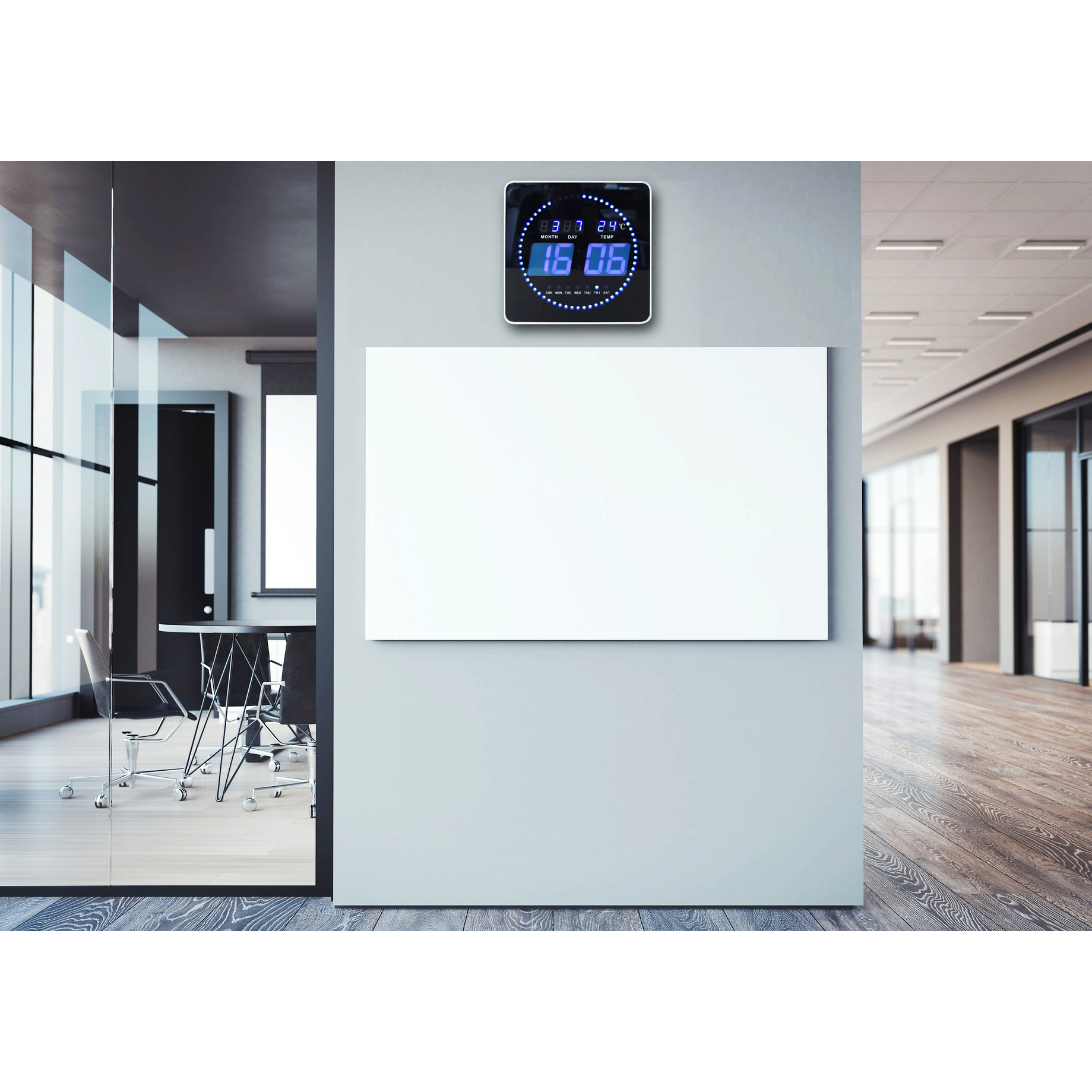 LED Uhr FLO