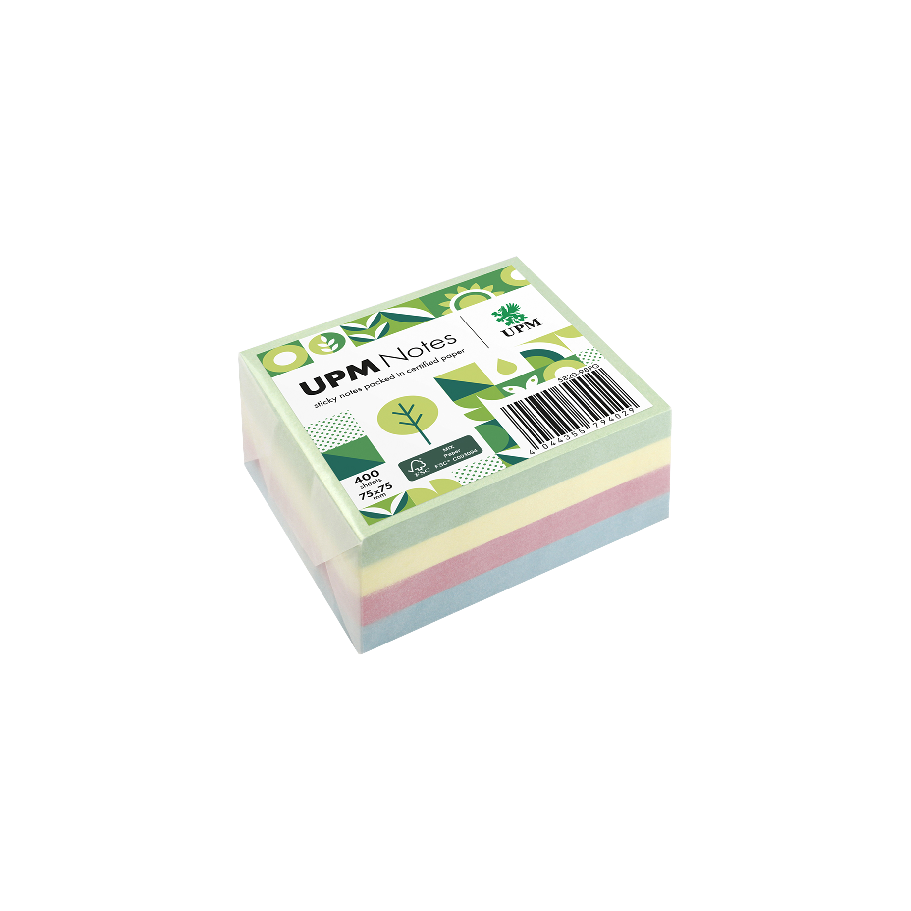 Haftnotiz Pastell-Mix