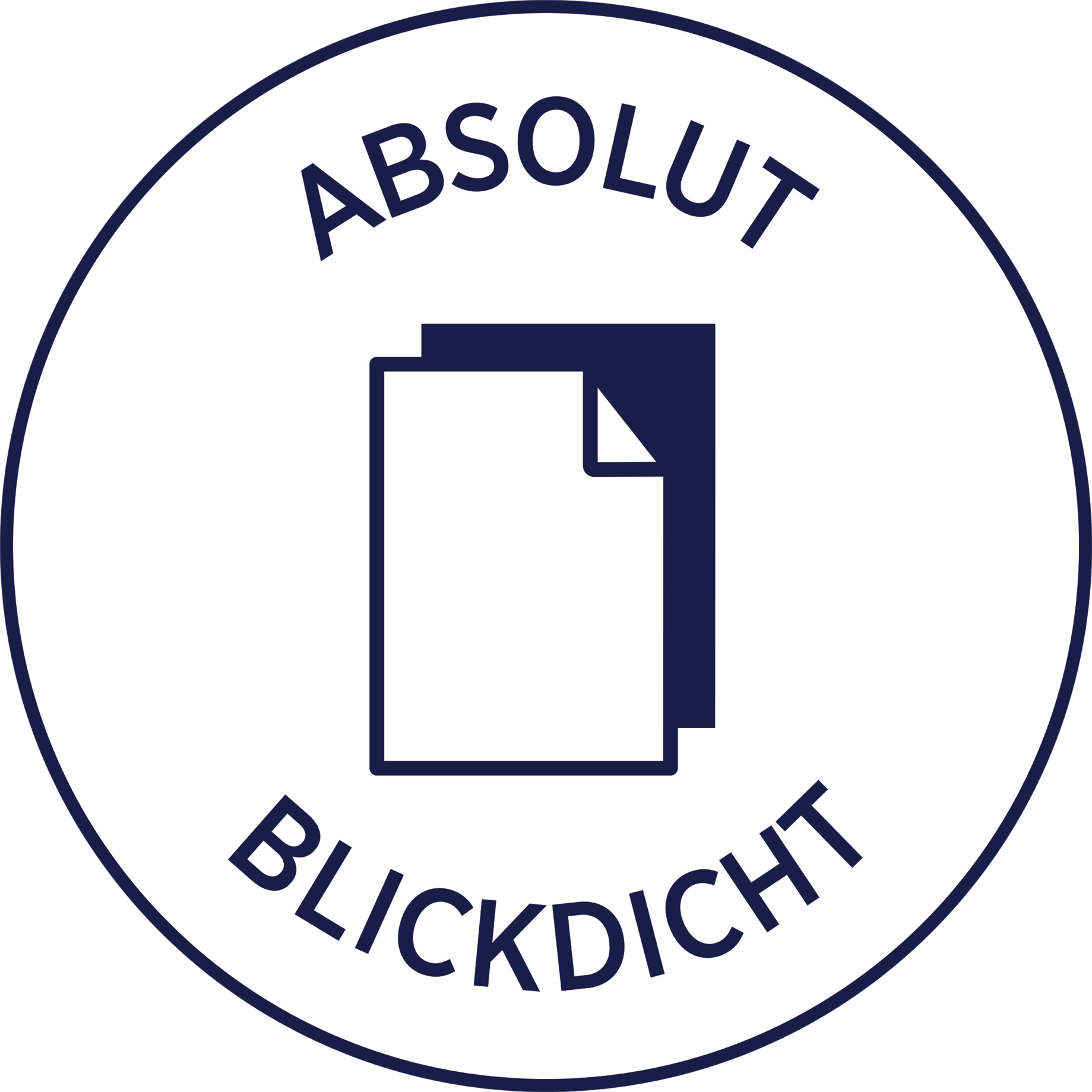Ordner-Etikett für alle A4 Drucker, kurz/breit