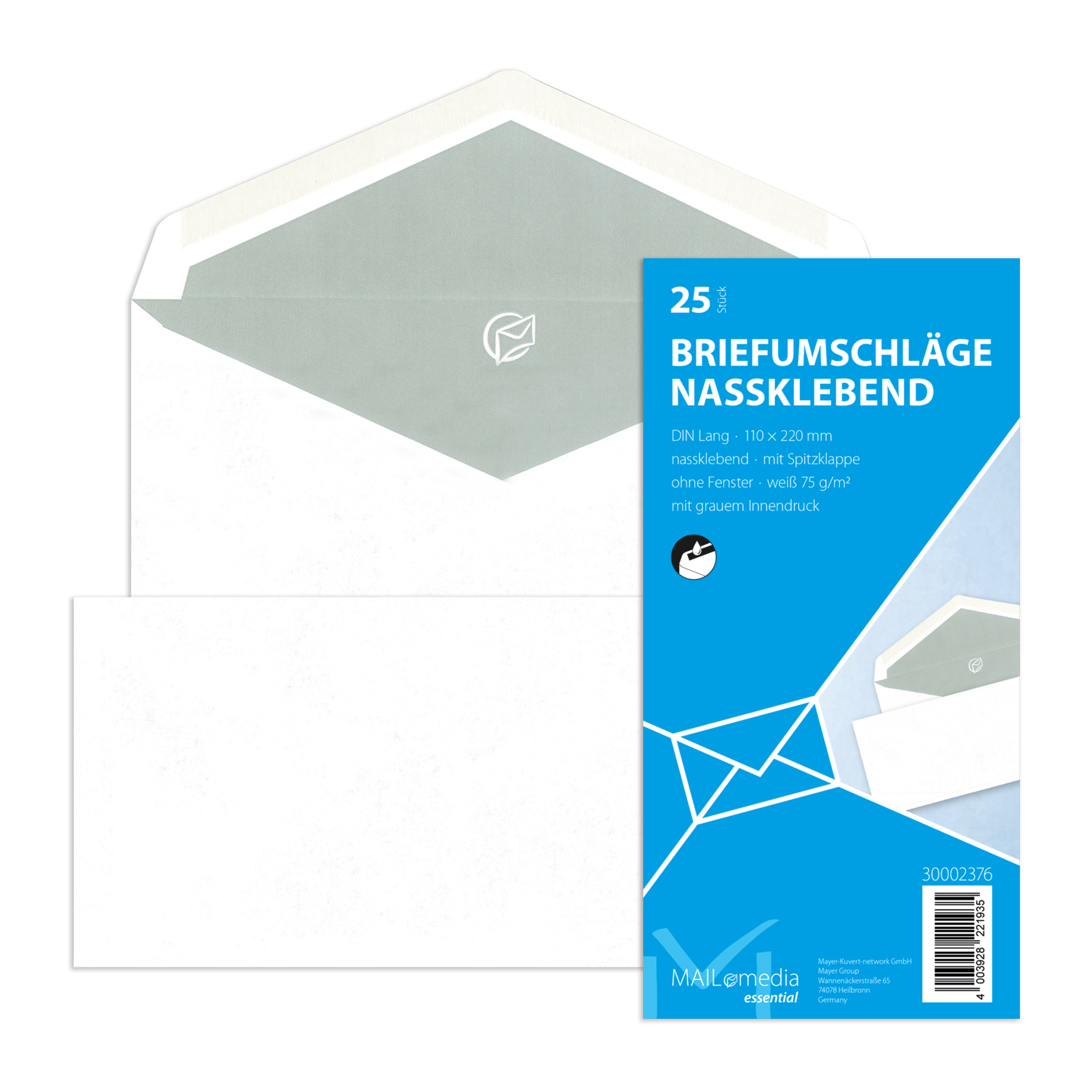Briefumschlag MAILmedia DIN lang Kleinpackung