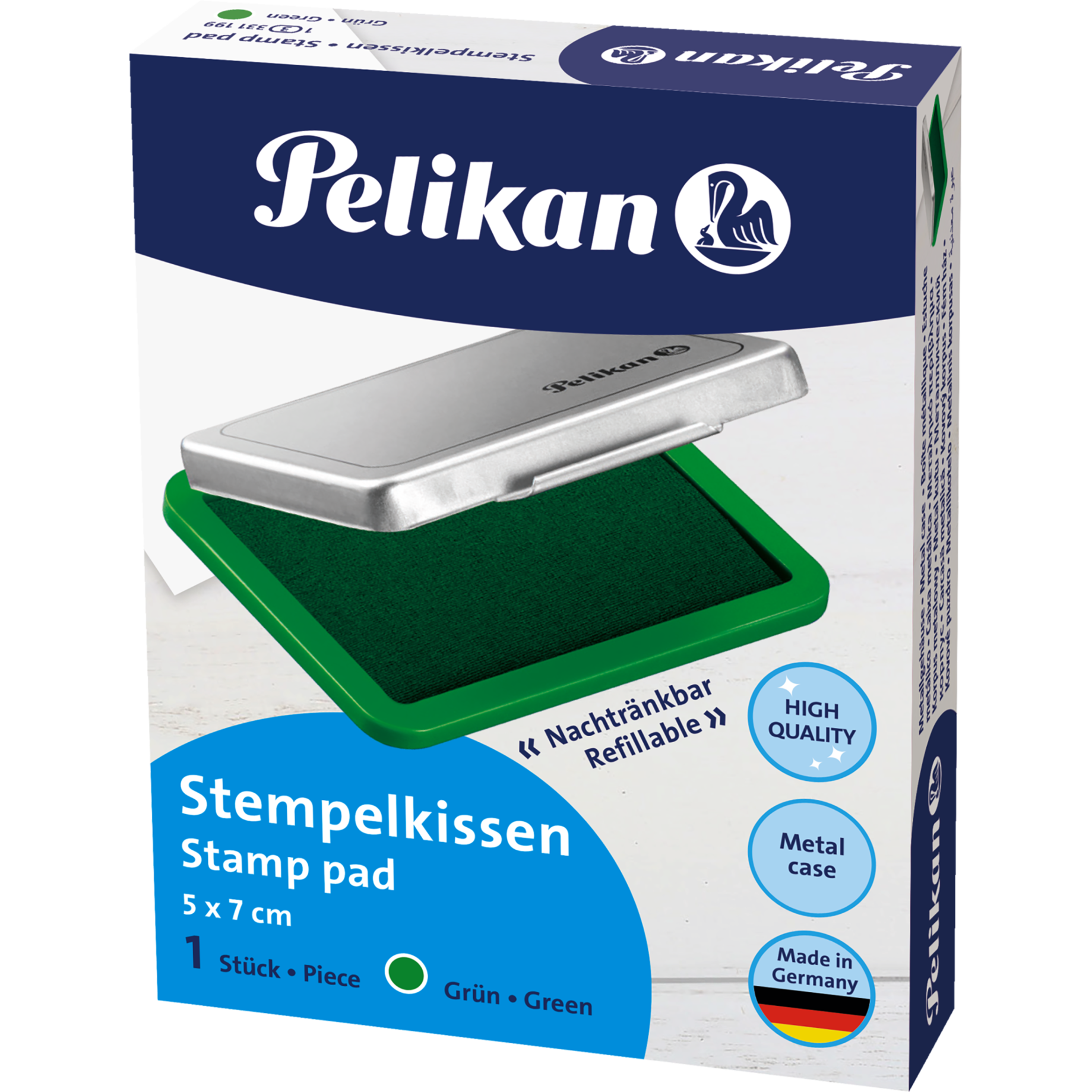 Metall-Stempelkissen getränkt
