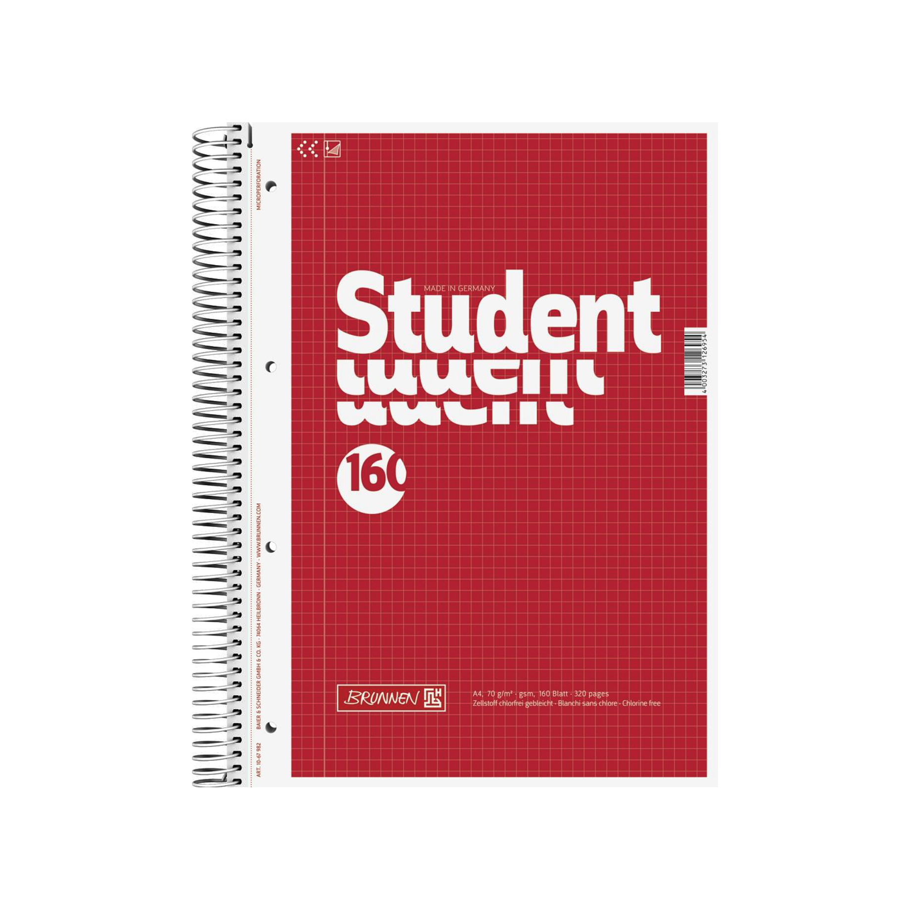 Collegeblock Student