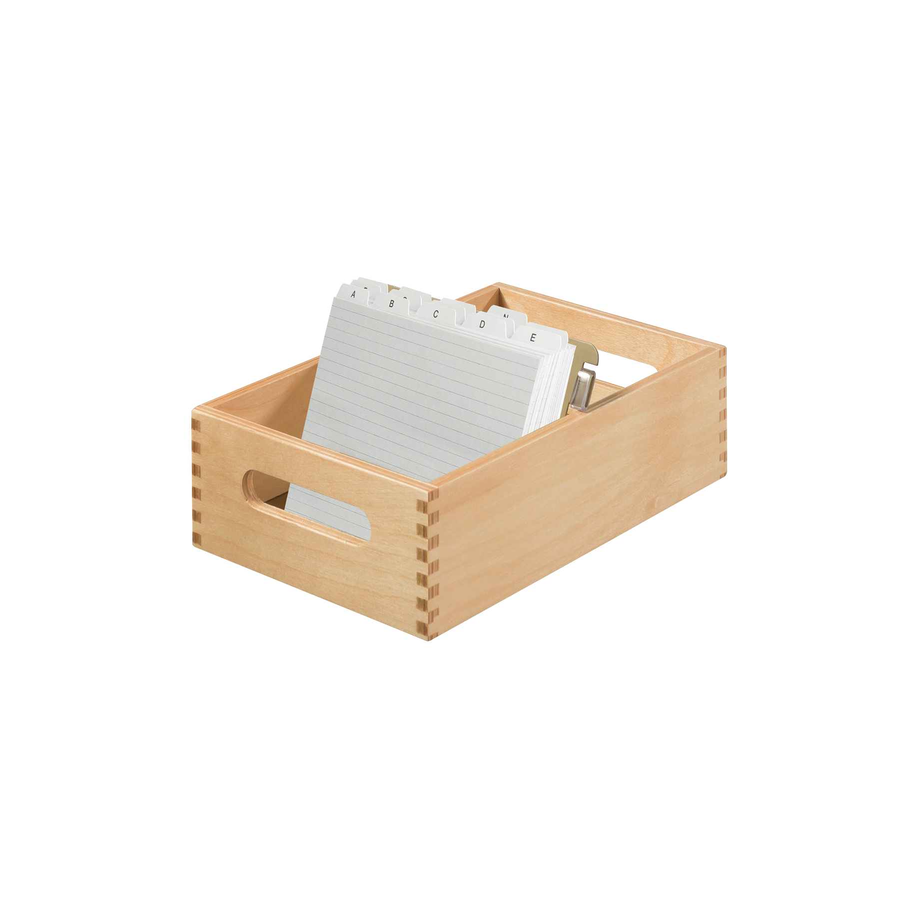 Karteitrog aus Holz