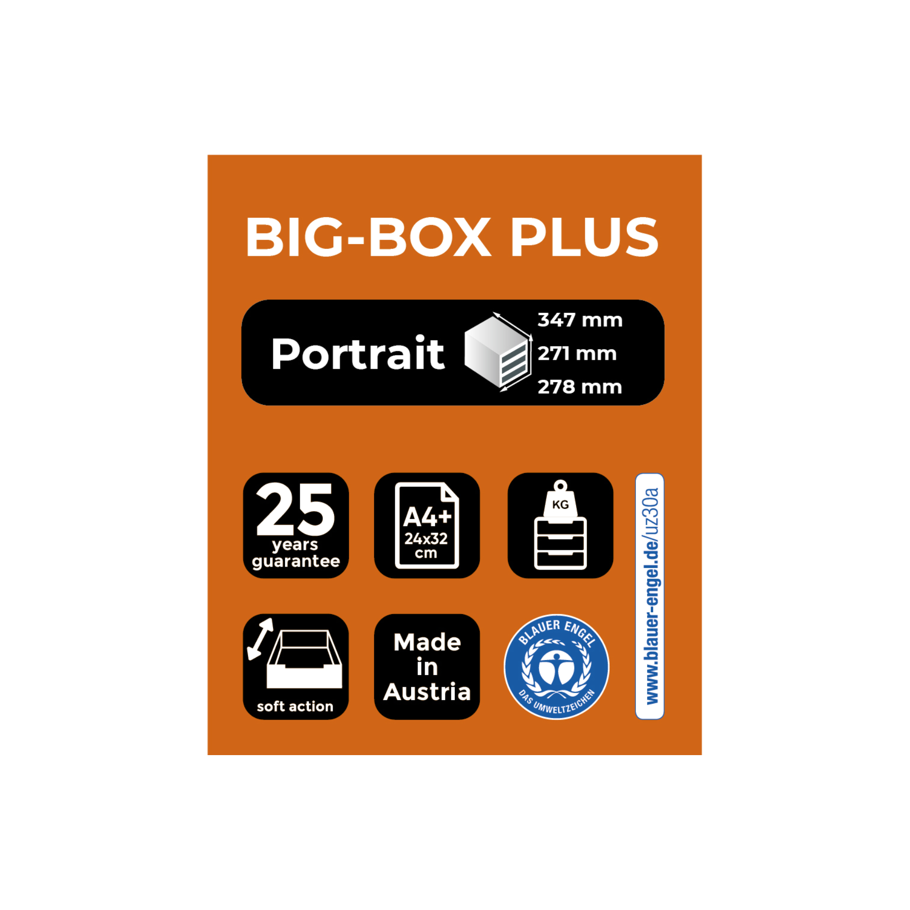 Schubladenbox BIG-BOX PLUS Glossy