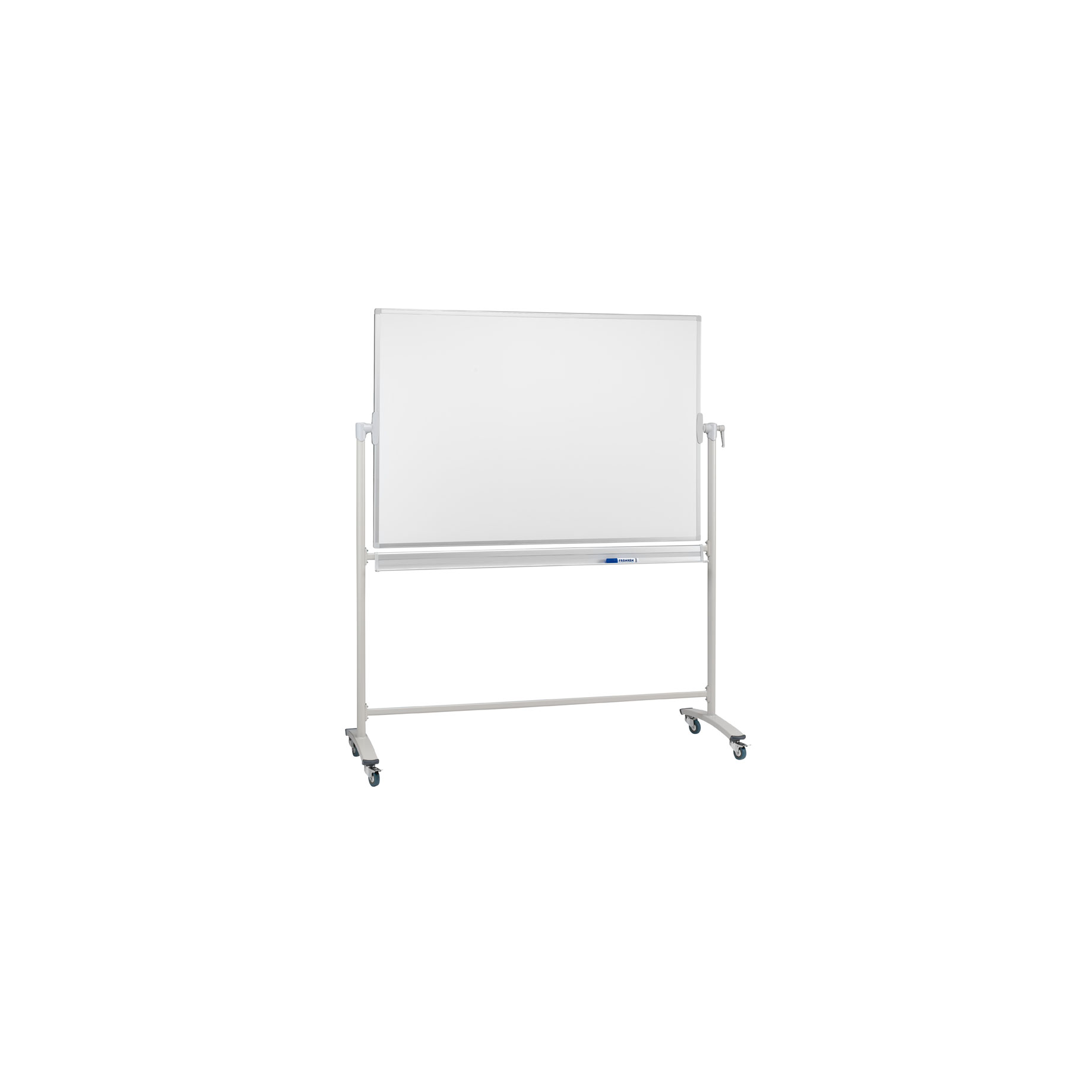 Whiteboard Mobil Emaille mit Drehfunktion, antimikrobiell