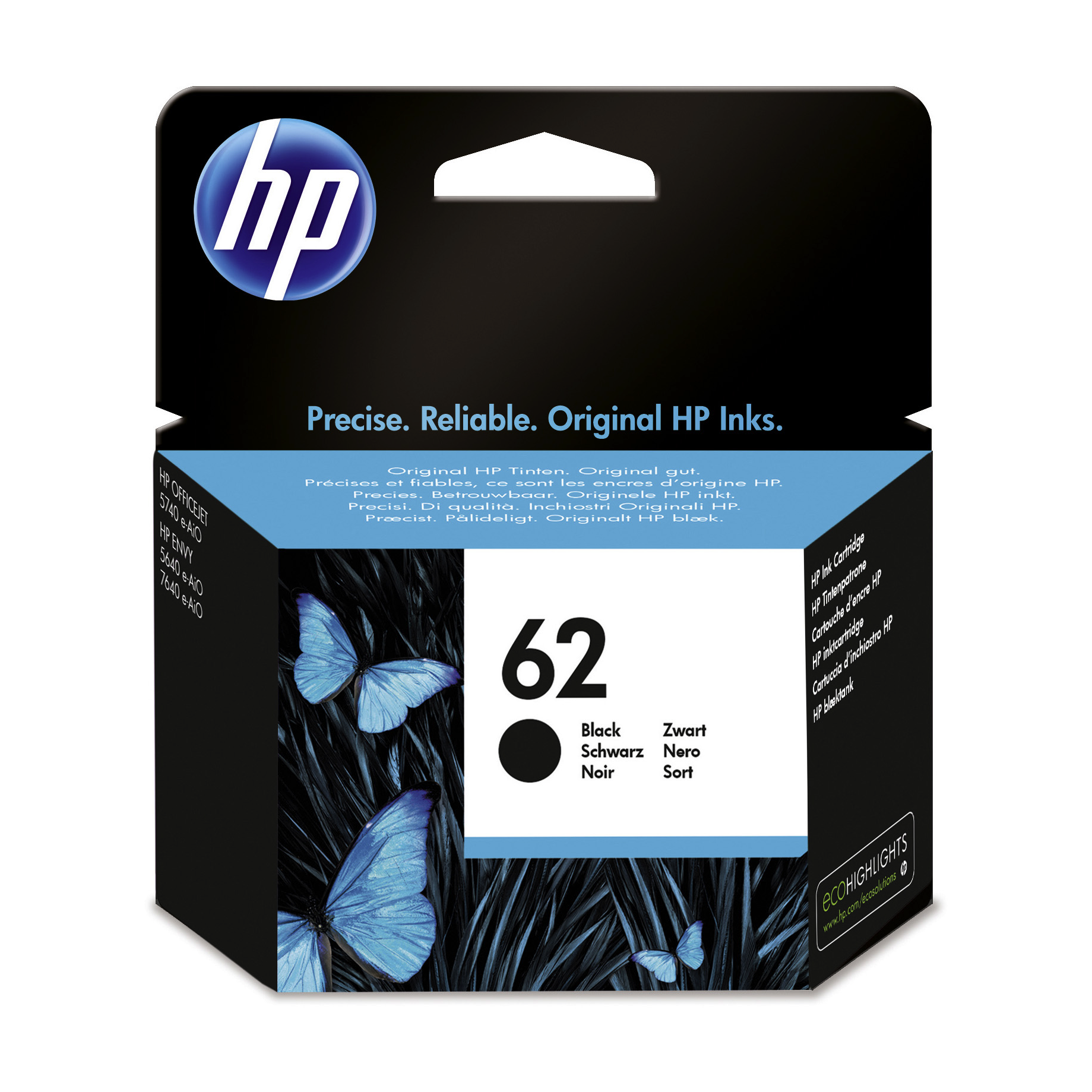 HP Inkjetpatrone 62/62XL