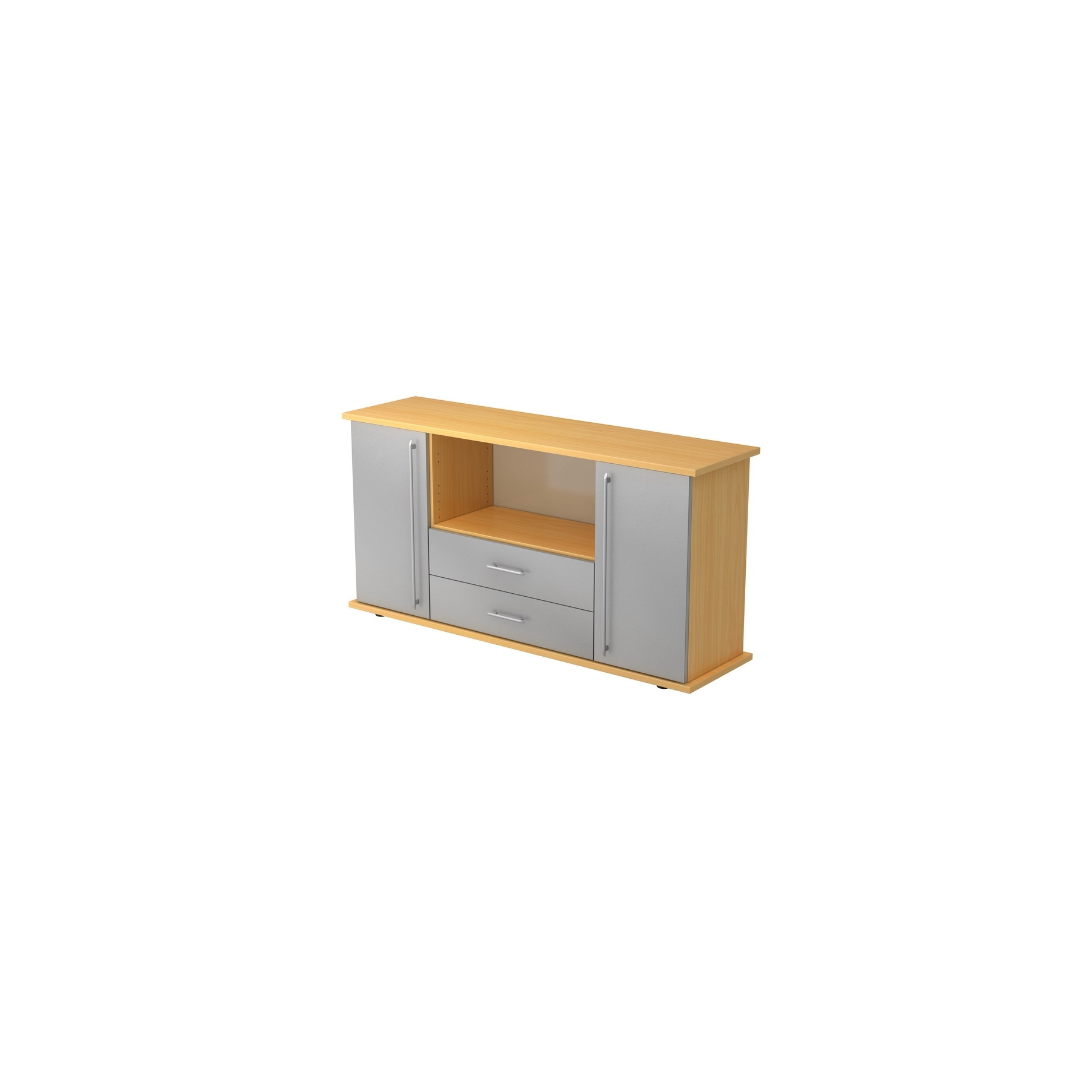 Sideboard Regal mit 2 Schüben und Türen