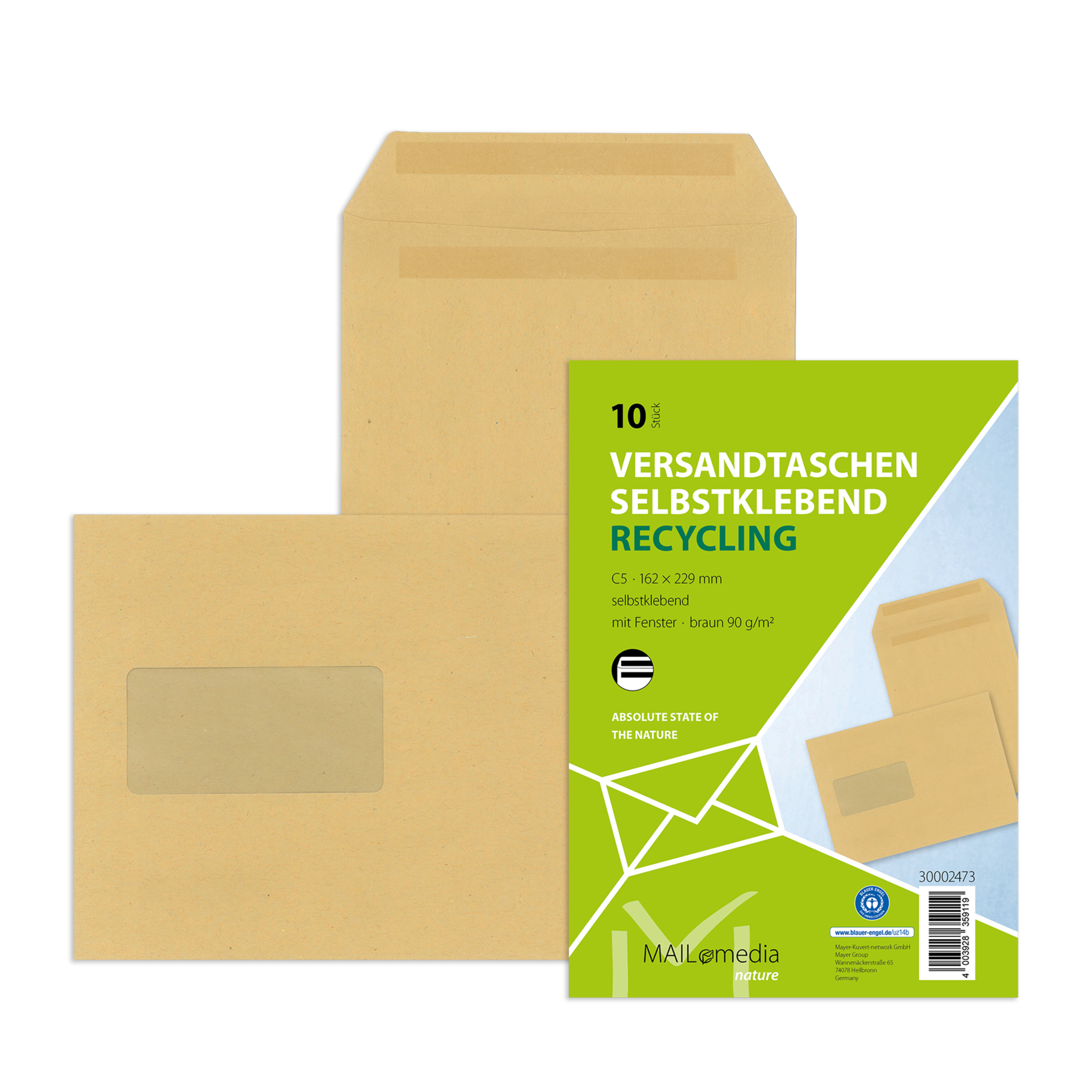 Versandtasche DIN C5 - Kleinpackung