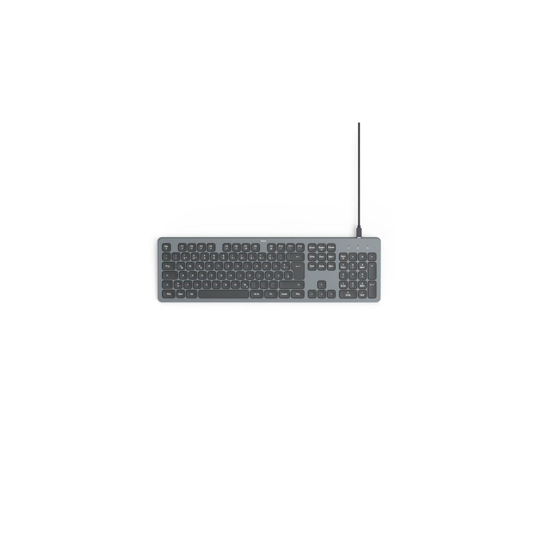 USB-Tastatur "CK-400", kabelgebunden, beleuchtet