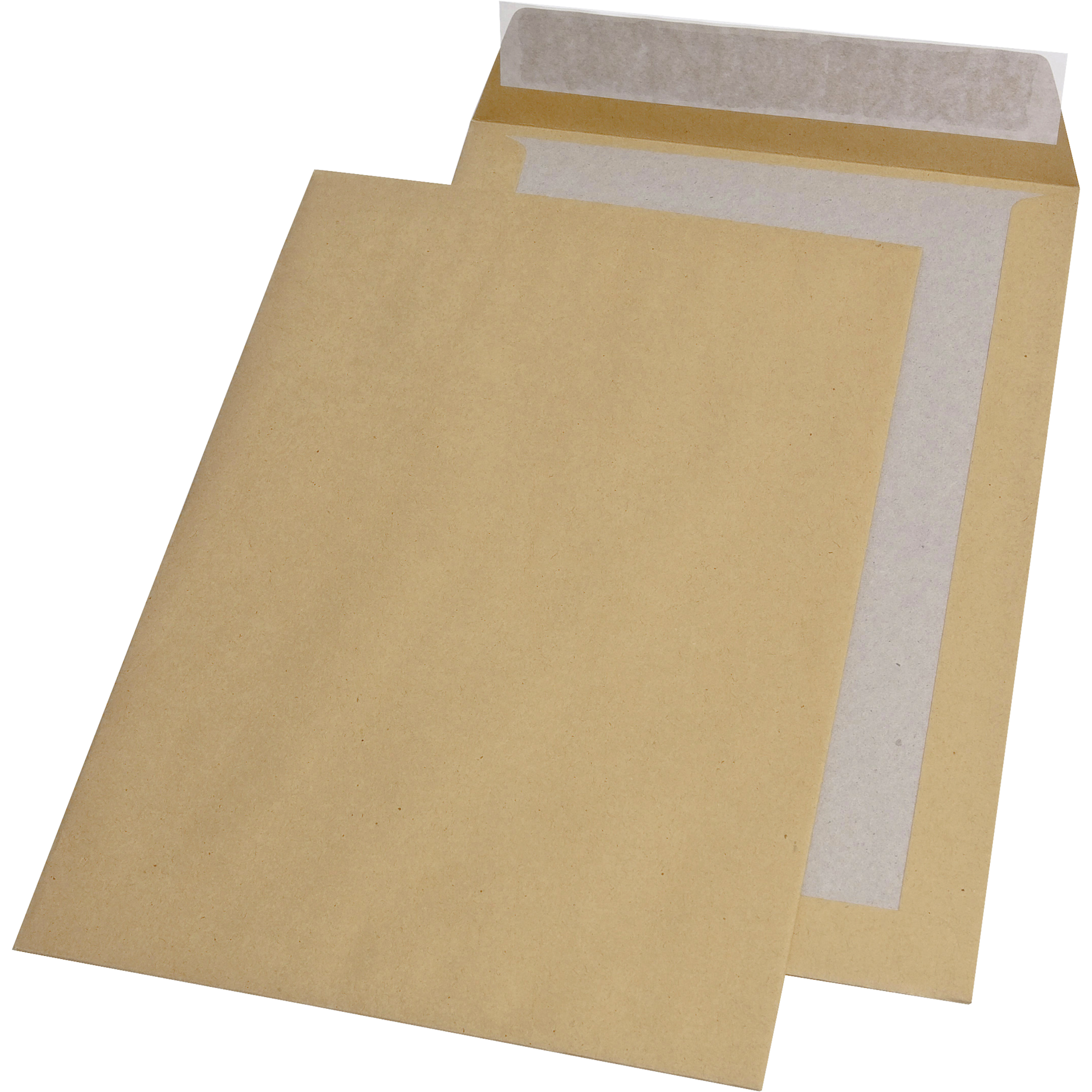 Versandtasche mit Papprückwand