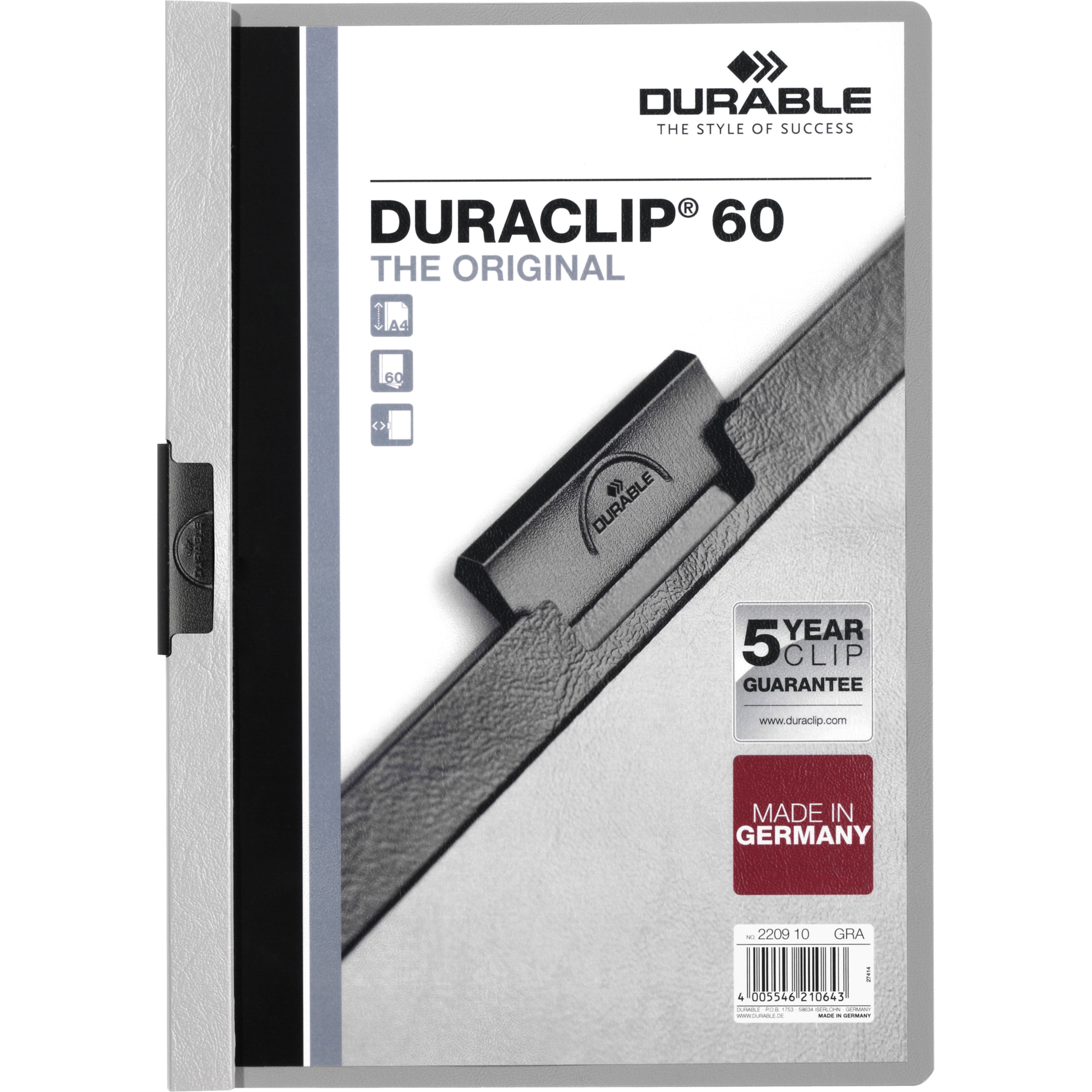 Klemm-Mappe DURACLIP® 60