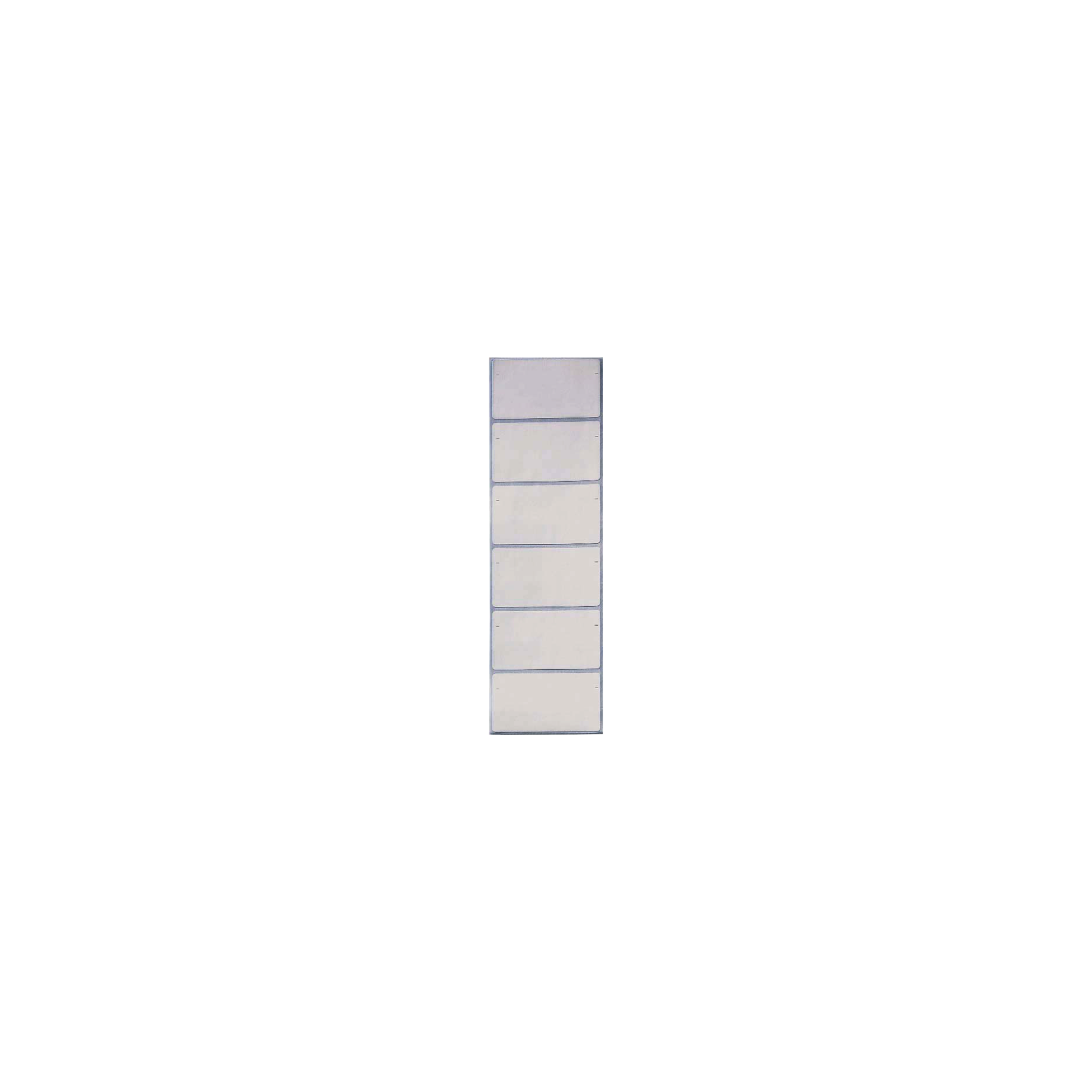 Blanko-Schild 73 mm, endlos