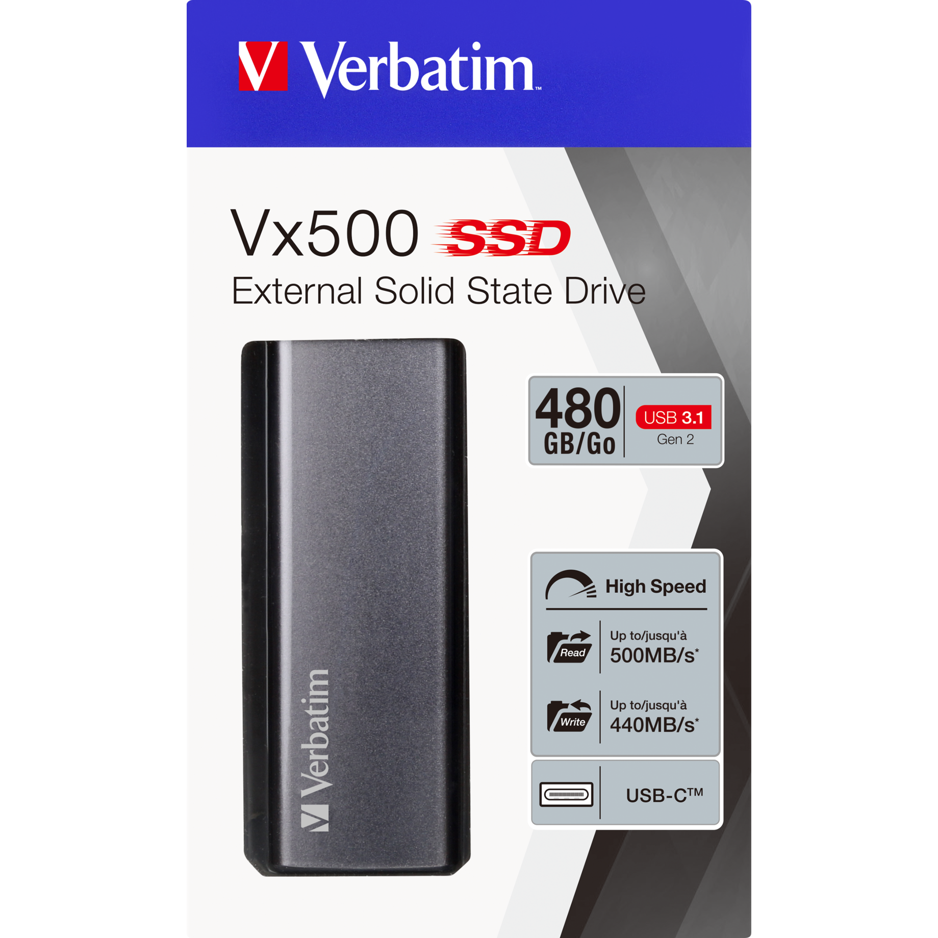 USB 3.1 SSD Vx500