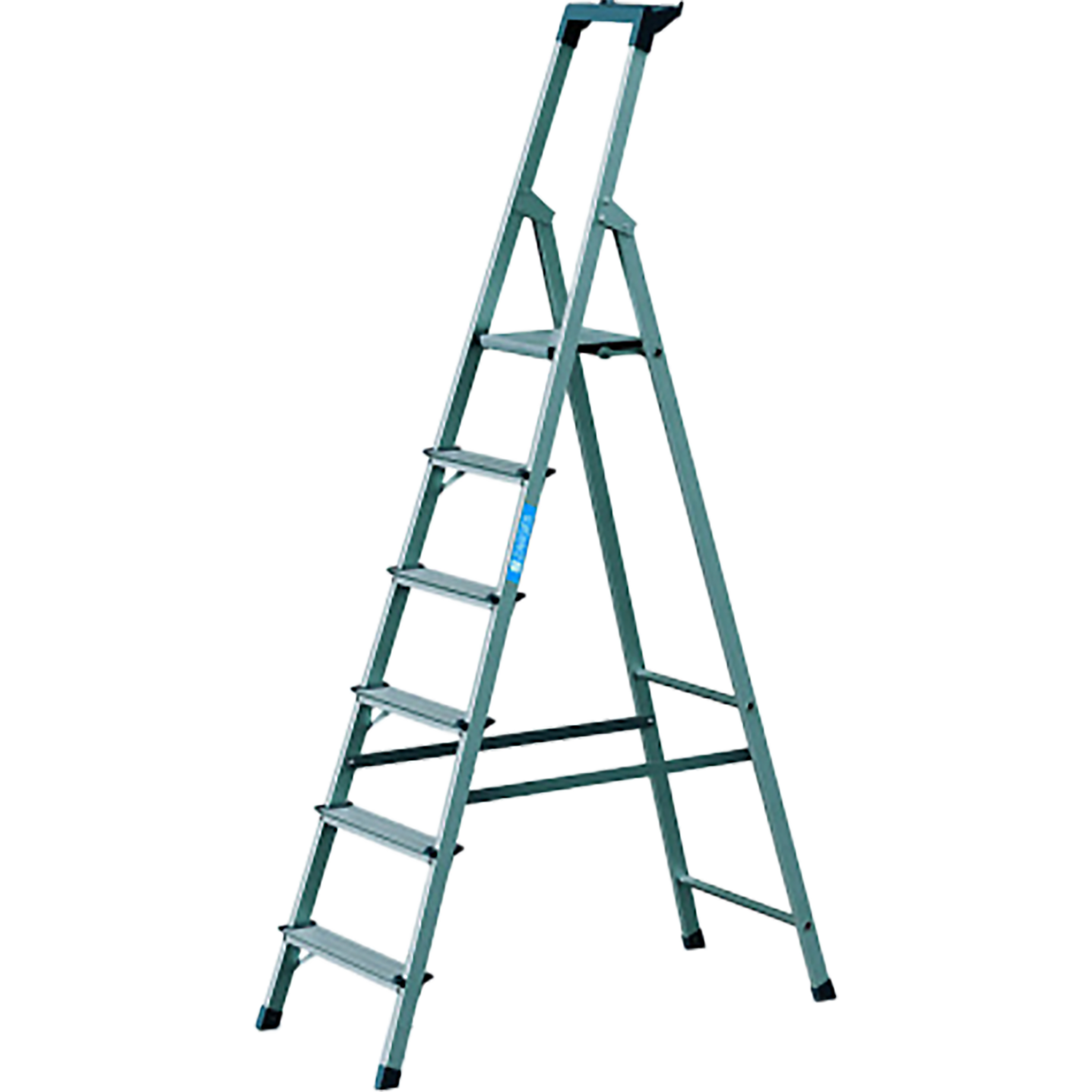 Stufenstehleiter, Aluminium eloxiert