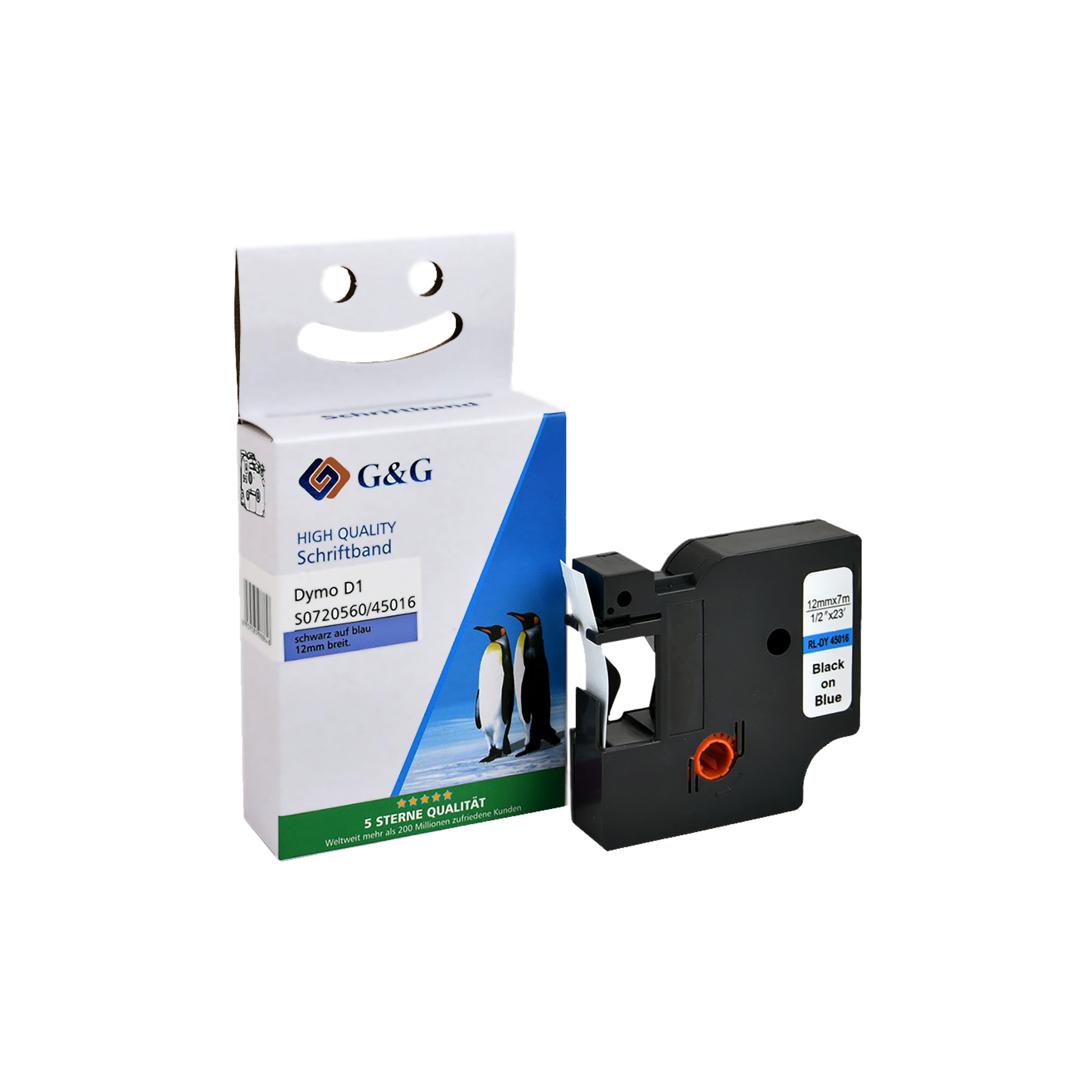 Schriftbandkassette D1 für DYMO®