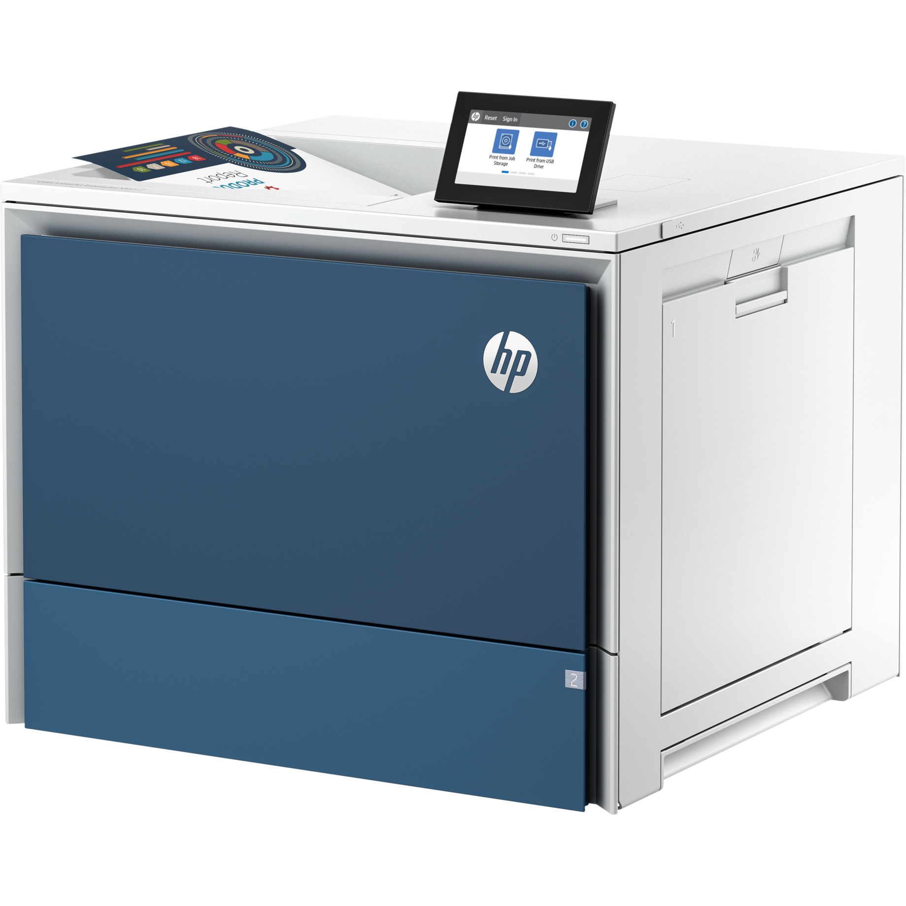 Multifunktionsdrucker Color LaserJet Enterprise MFP X55745D