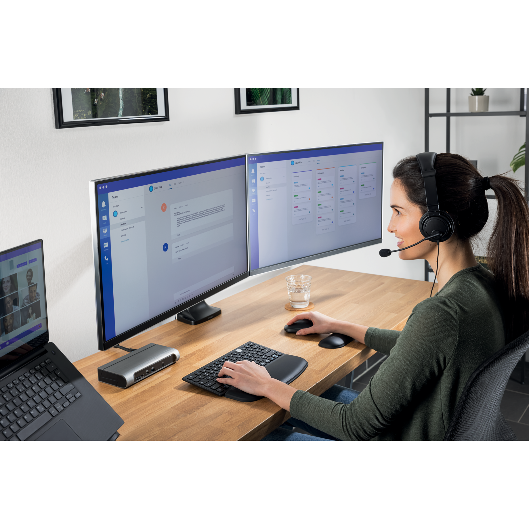 Stereo Headset mit Mikrofon
