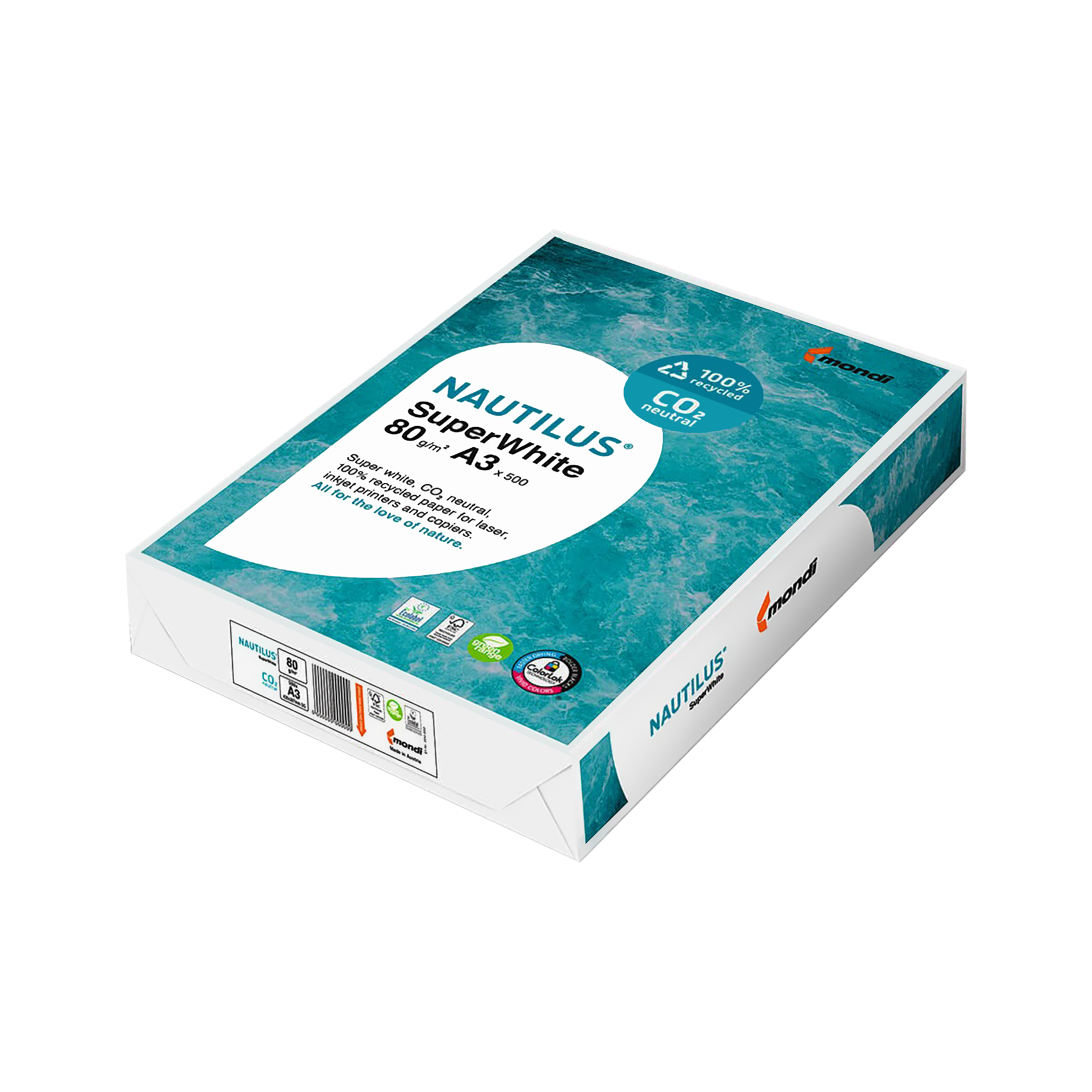 Recycling-Kopierpapier NAUTILUS® Super White
