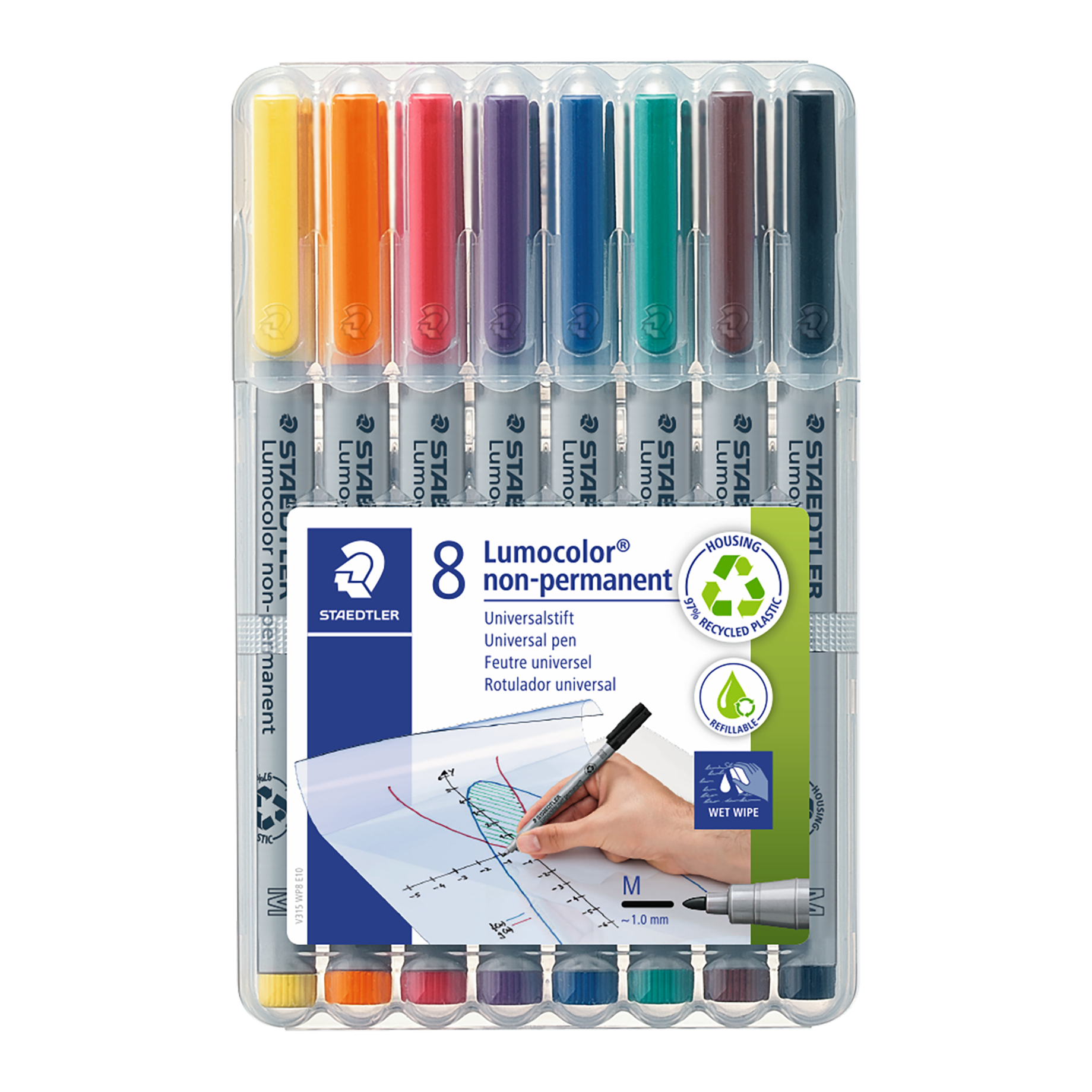 Lumocolor® non-permanent Faserschreiber M