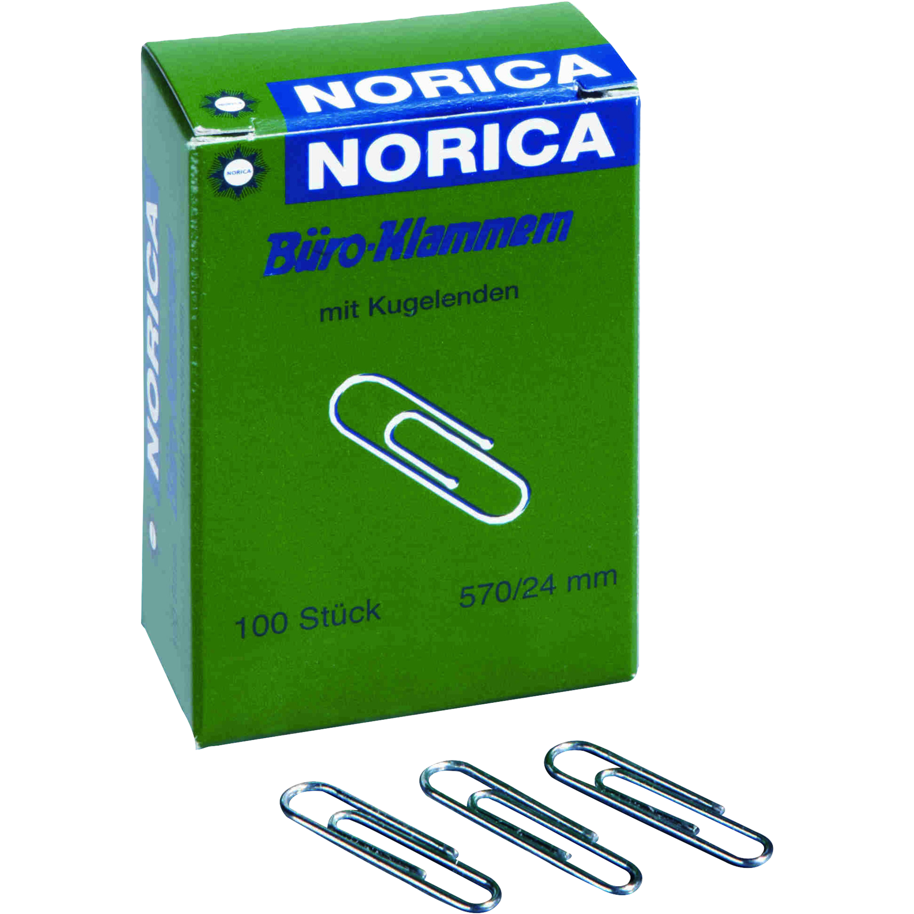 NORICA Brief- und Aktenklammer mit Kugelenden