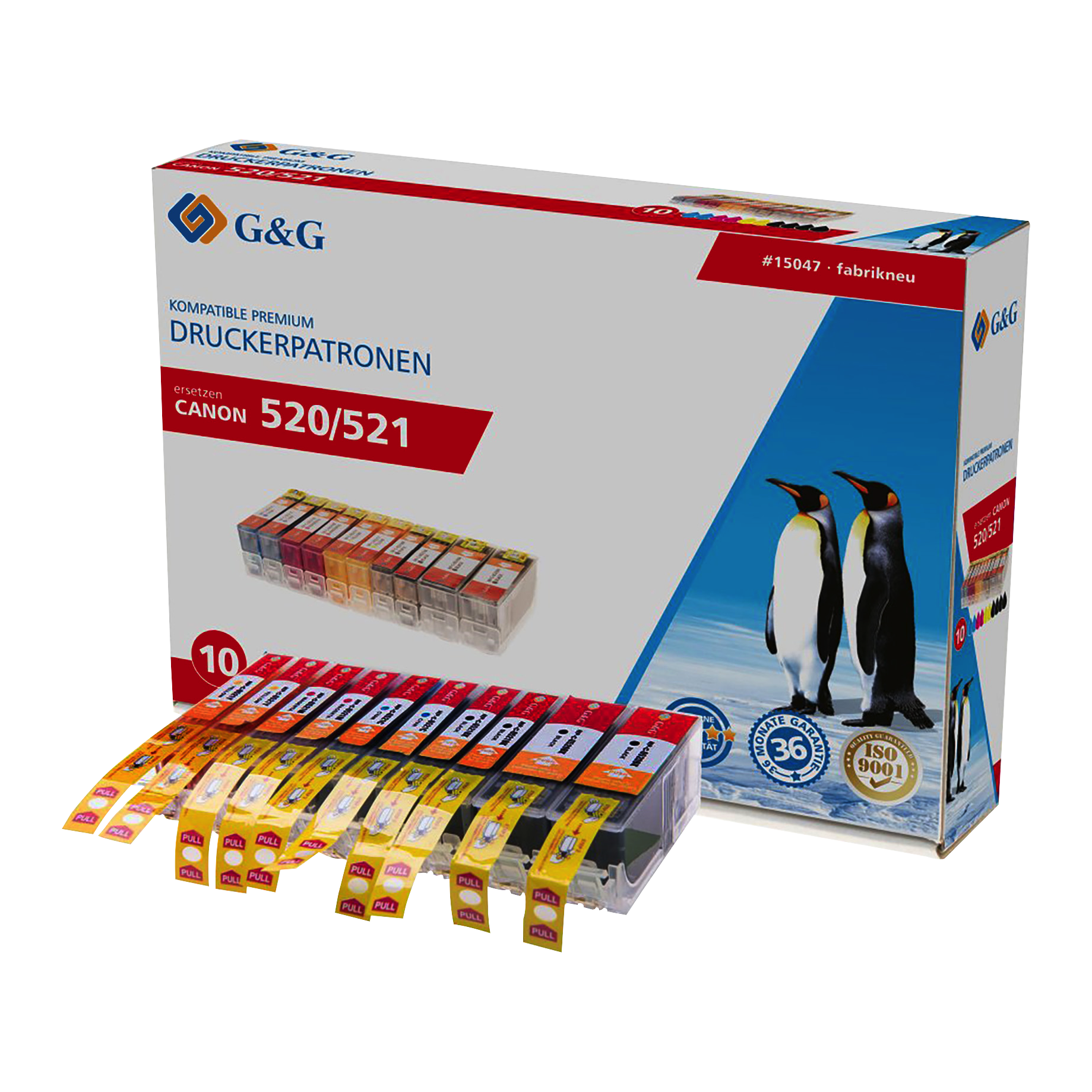 Inkjetpatrone kompatibel zu Canon CLI-521 / PGI-520 Multipack