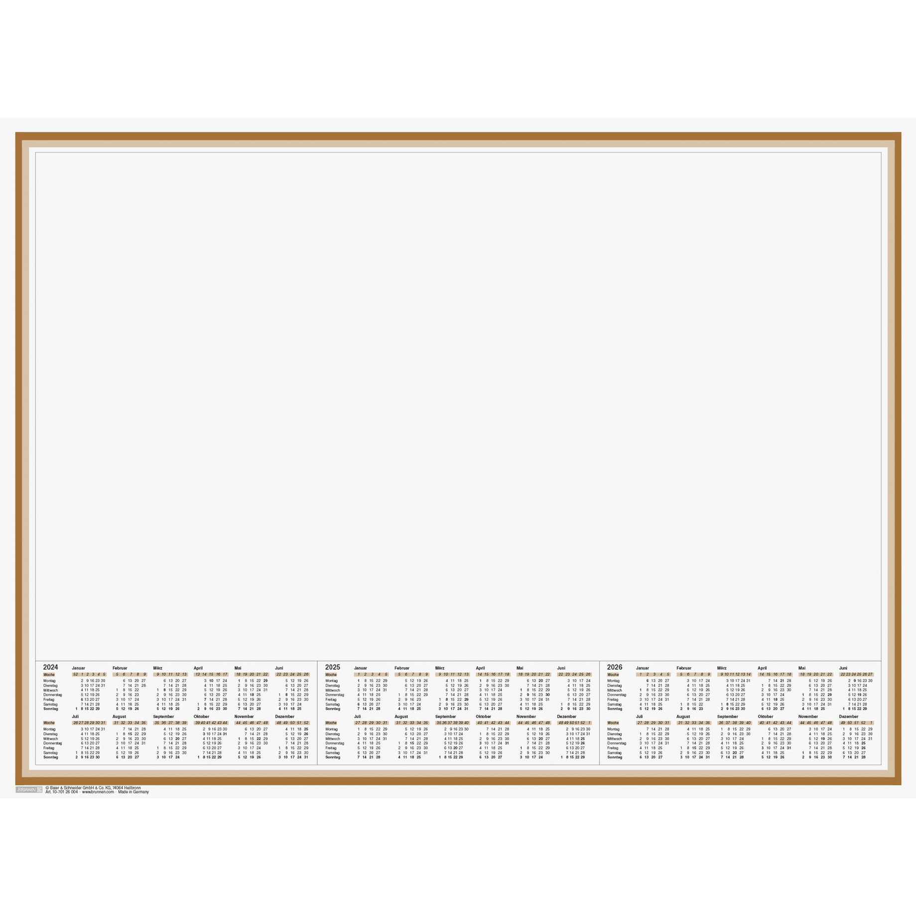 Papier-Schreibunterlage