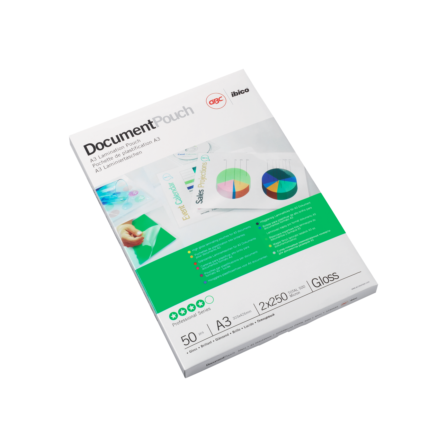 Heißlaminier-Folientasche DocumentPouch, glänzend