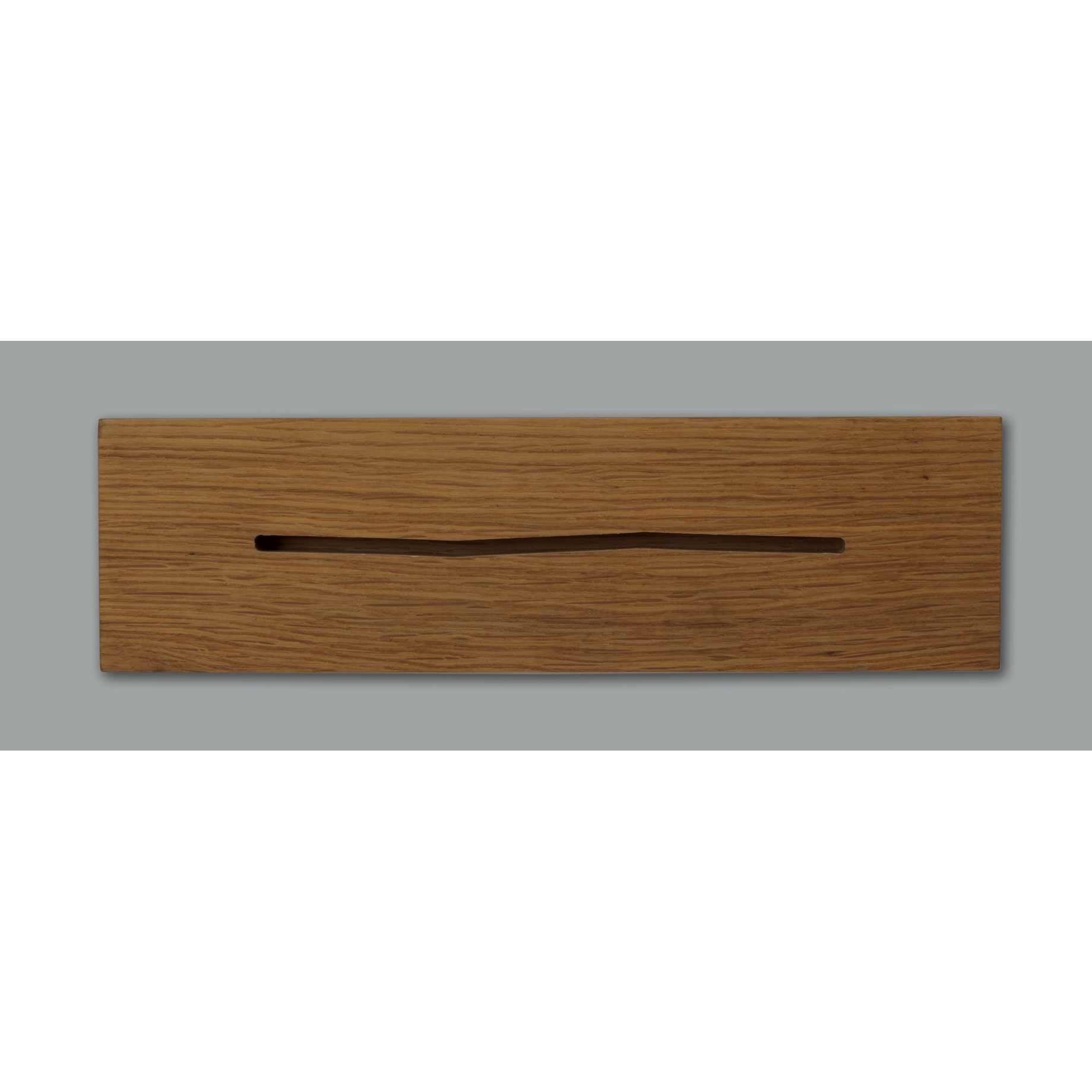 Tischaufsteller mit Holzsockel, gerade