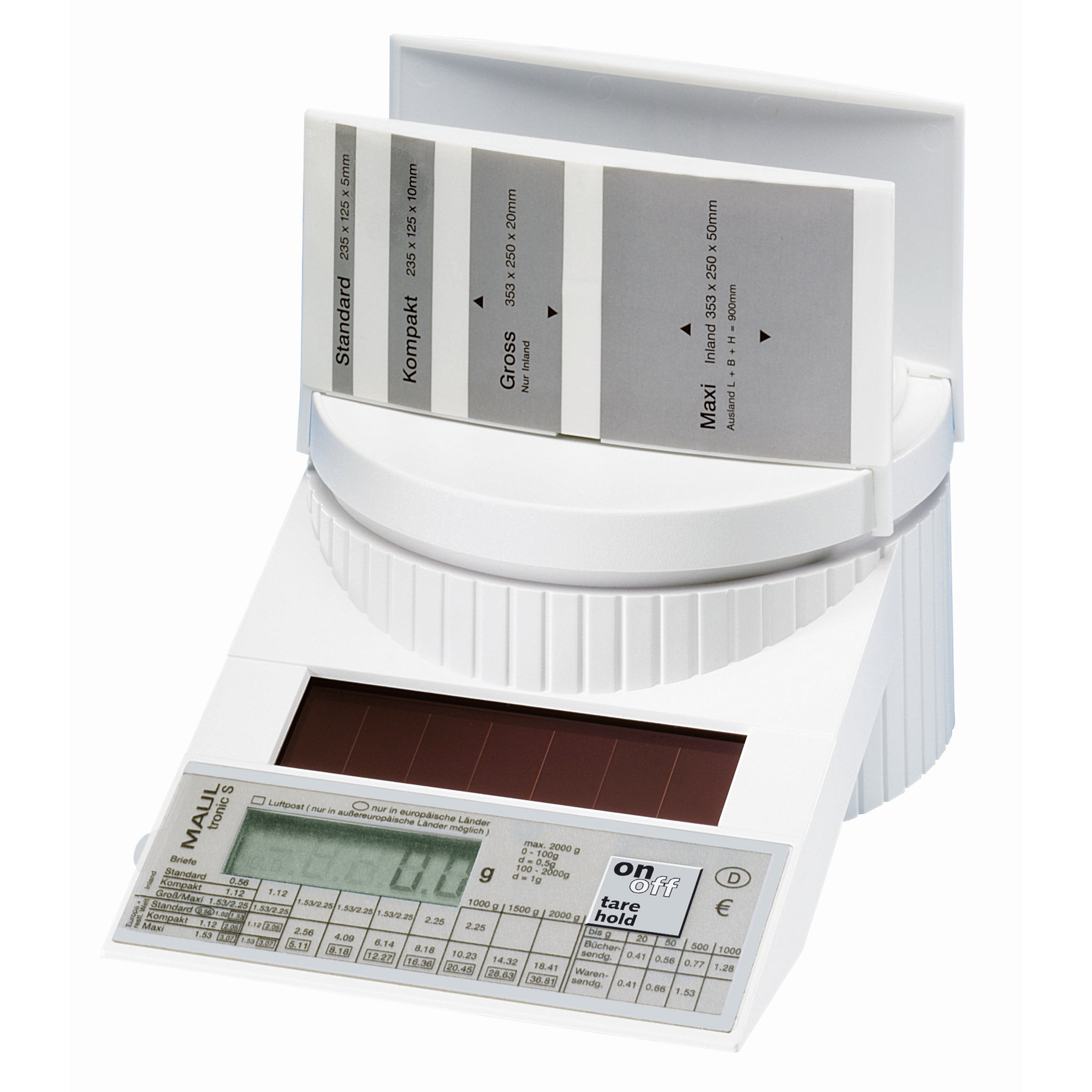Solar-Briefwaage MAULtronic S porto